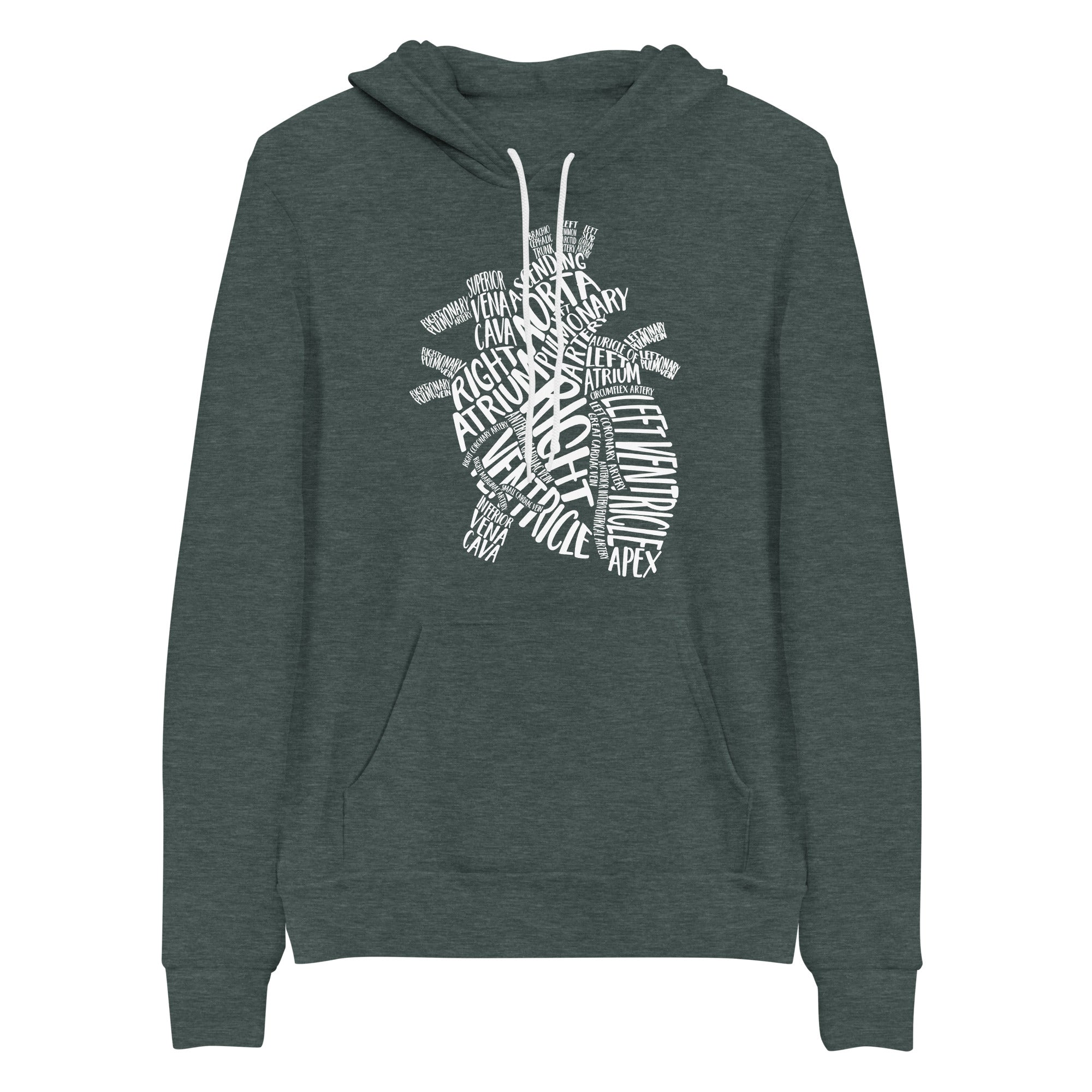 Hoodie: Typographical Heart