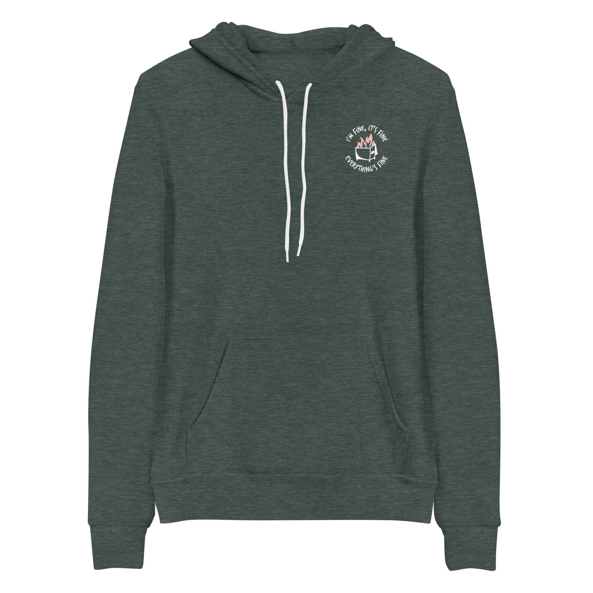 Hoodie: Dumpster Fire - Left Chest