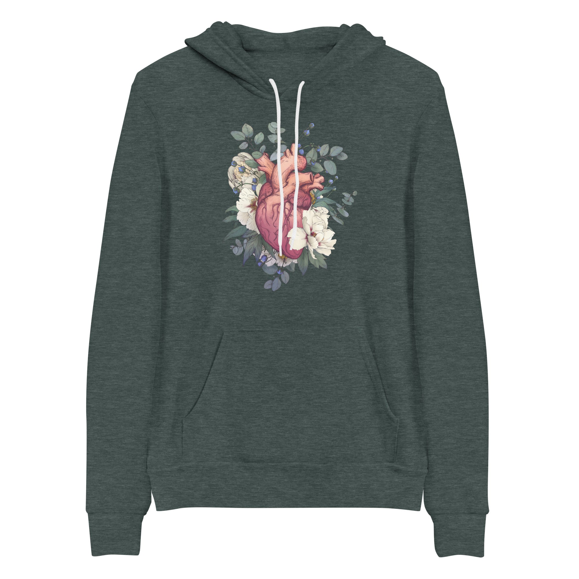 Hoodie: Floral Heart