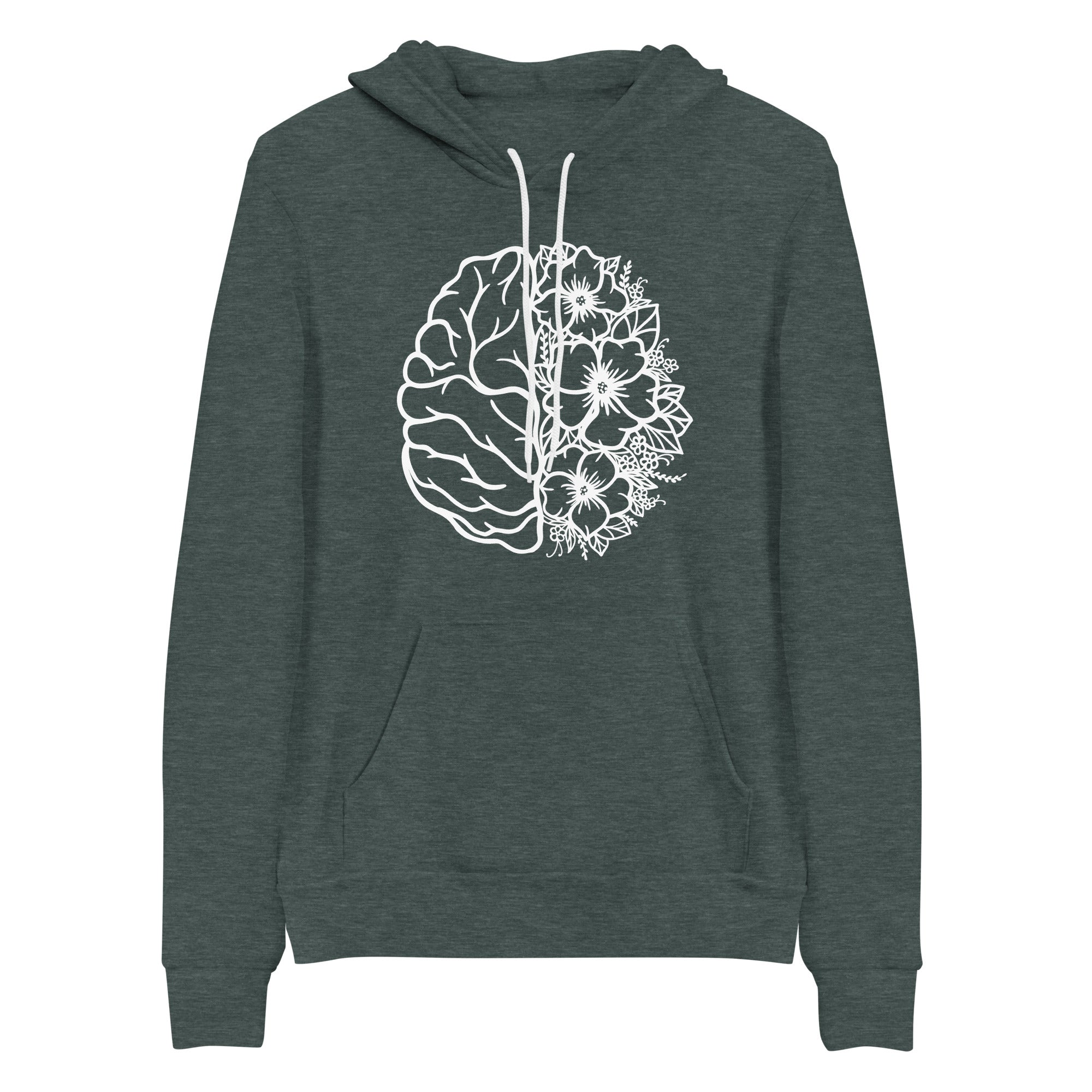 Hoodie: Floral Brain