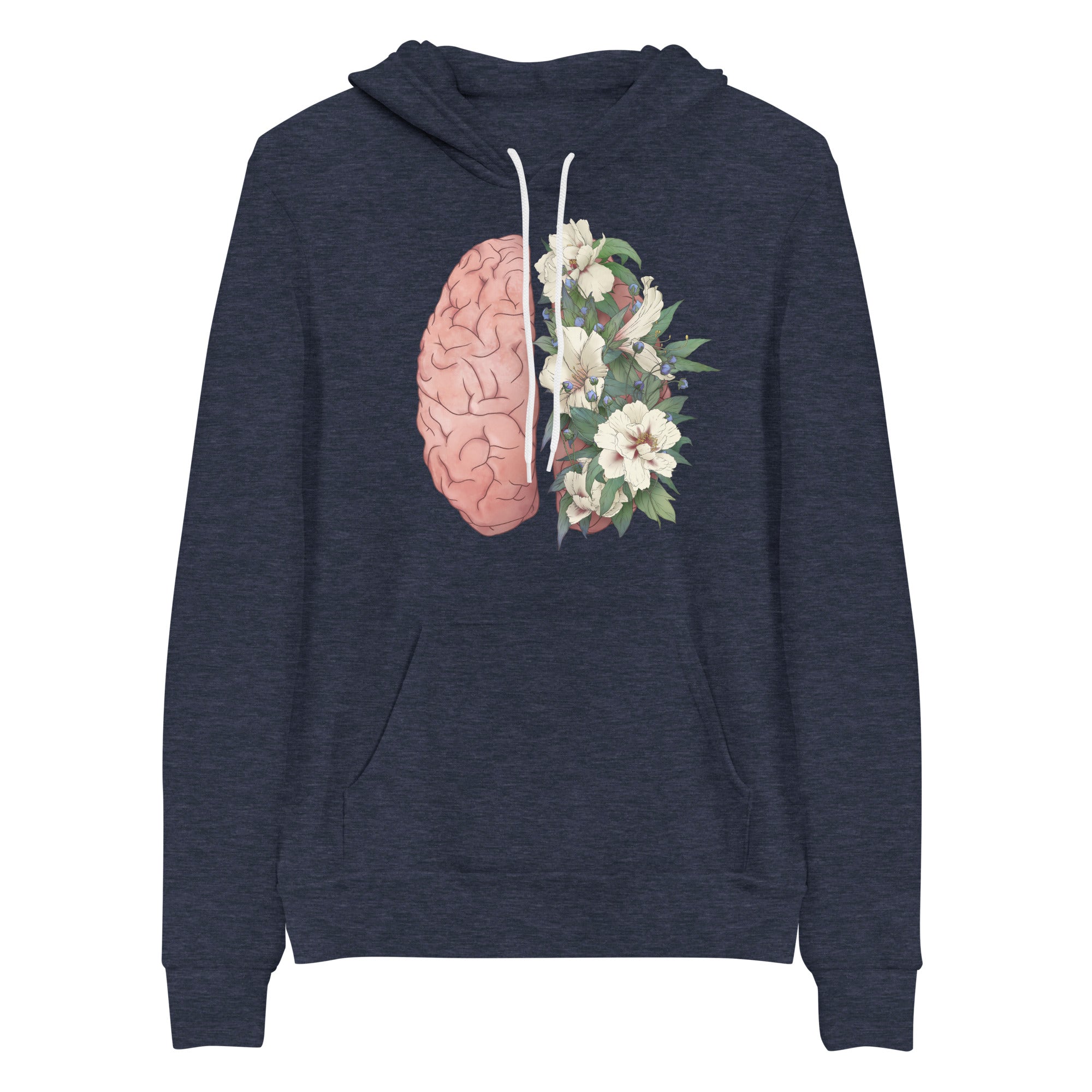 Hoodie: Floral Brain