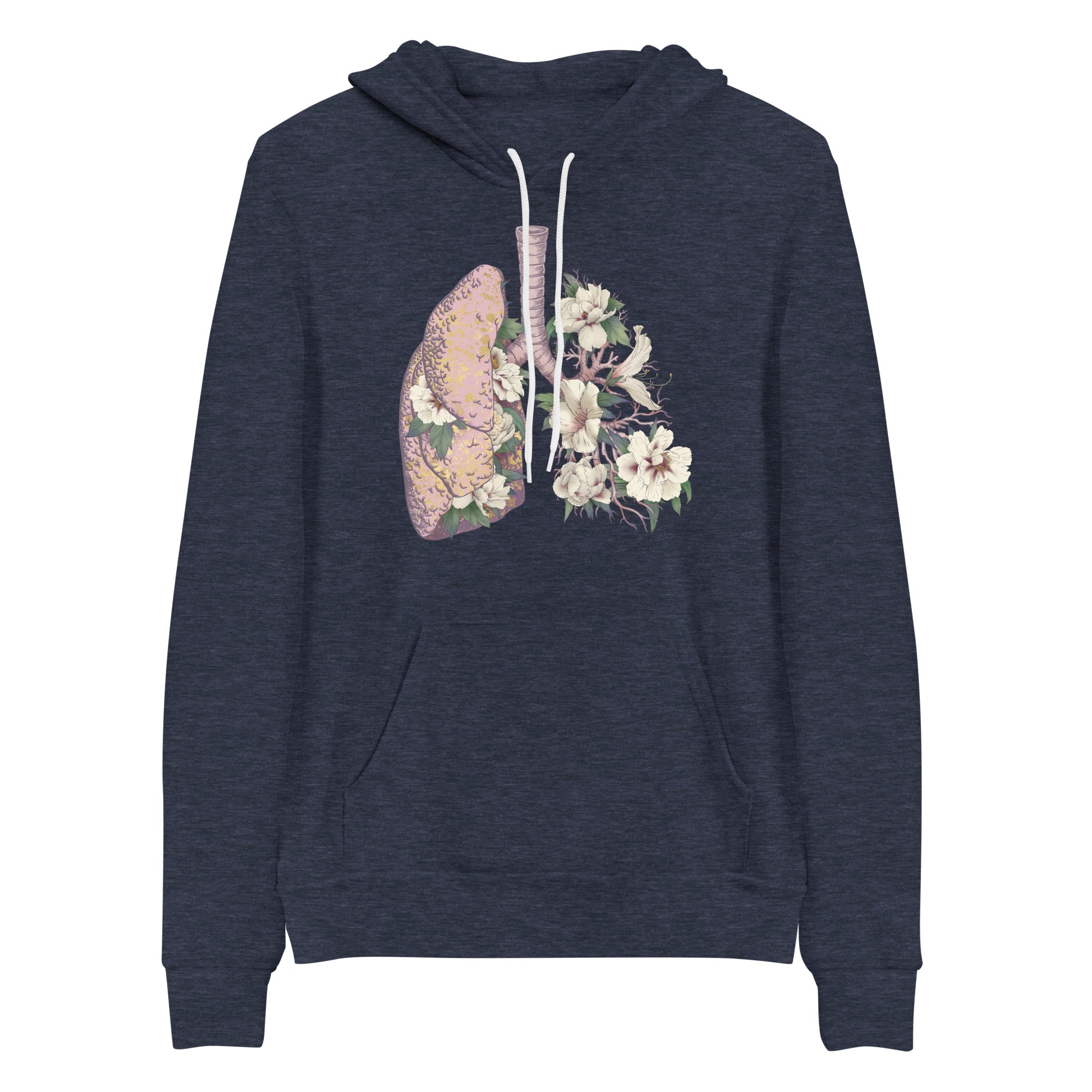 Hoodie: Floral Lungs