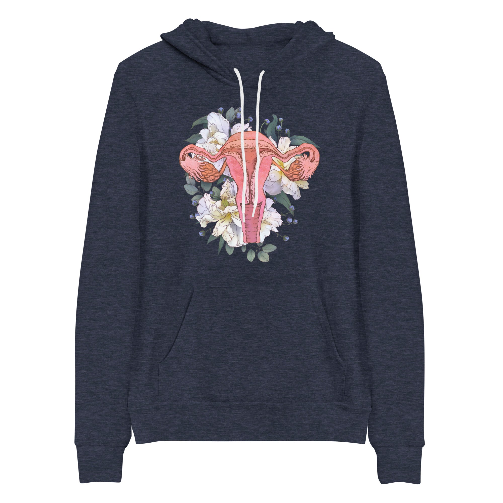 Hoodie: Floral Uterus