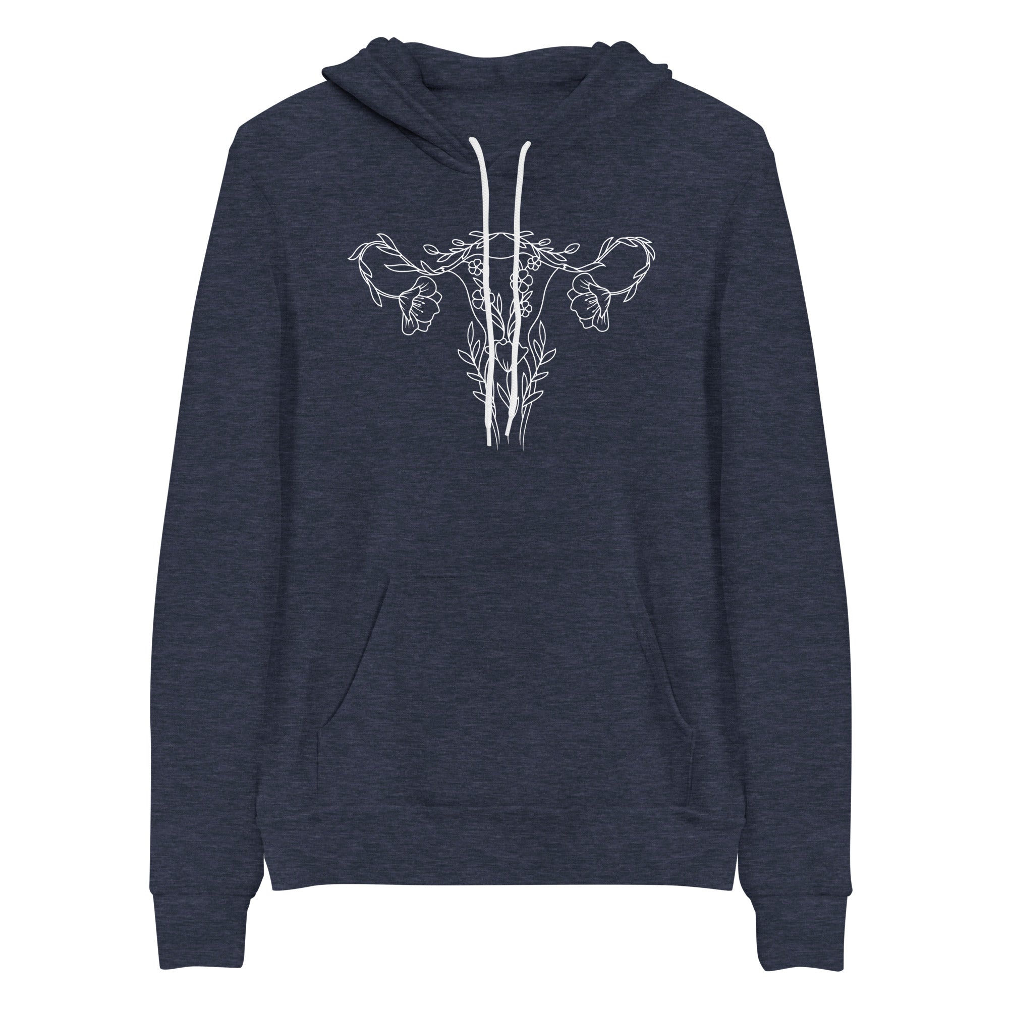 Hoodie: Floral Uterus