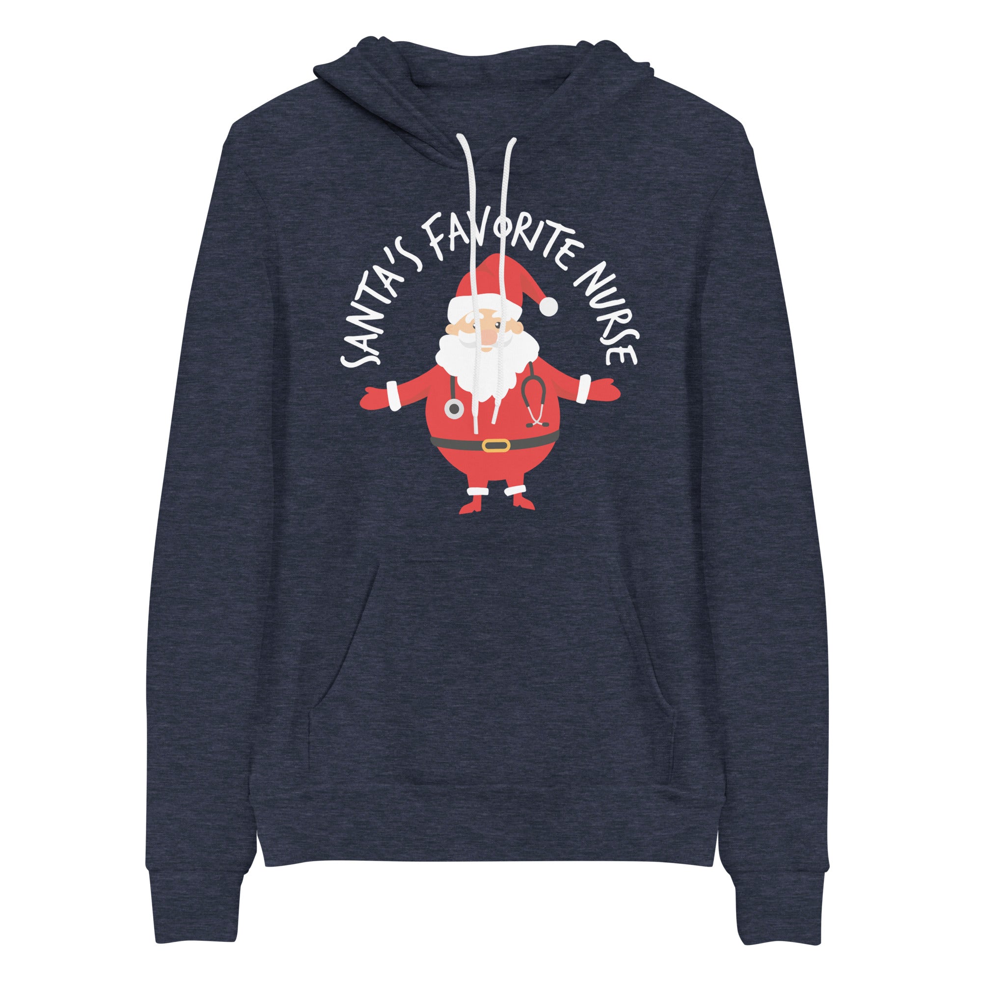 Hoodie: Santa's Favorite Nurse