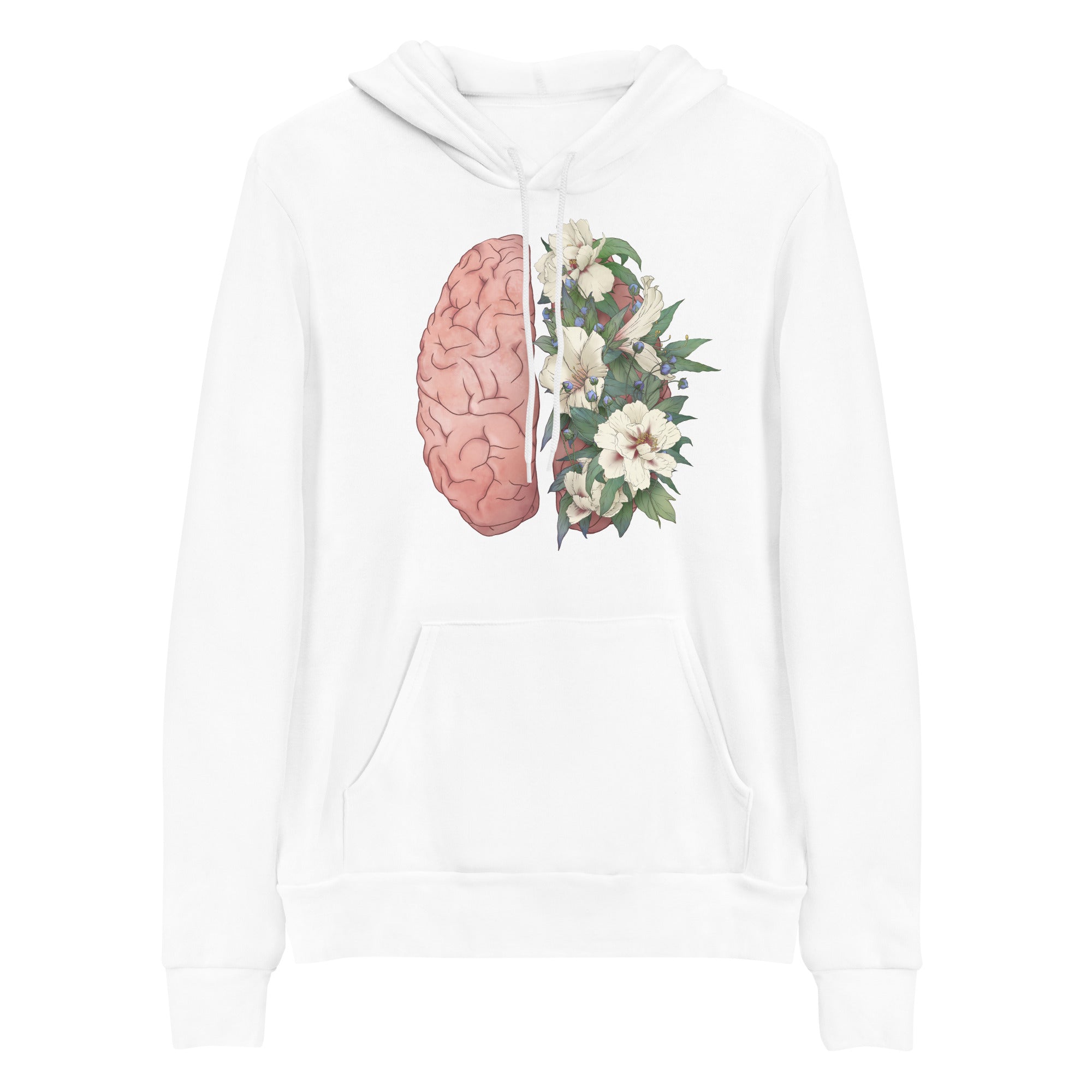 Hoodie: Floral Brain