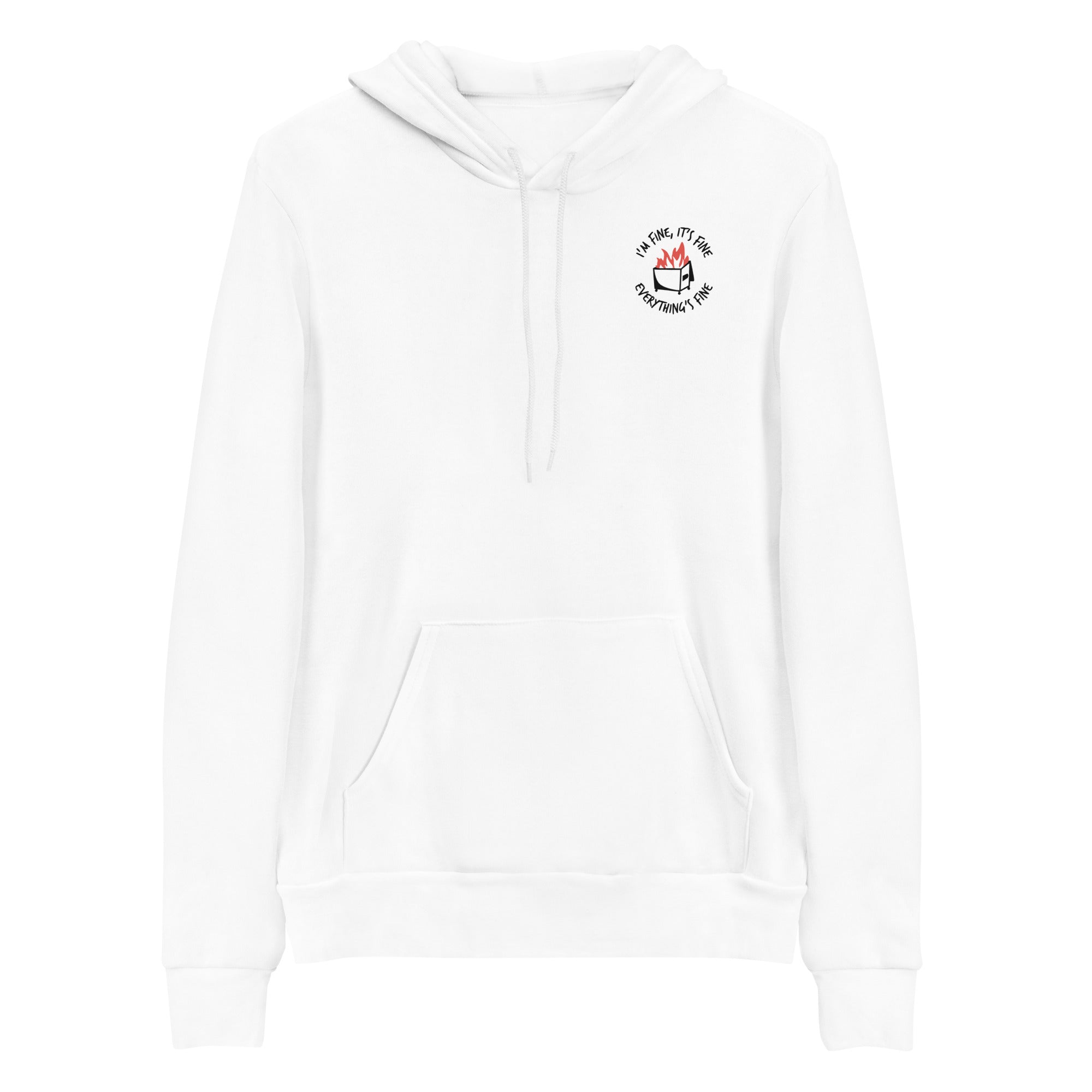 Hoodie: Dumpster Fire - Left Chest