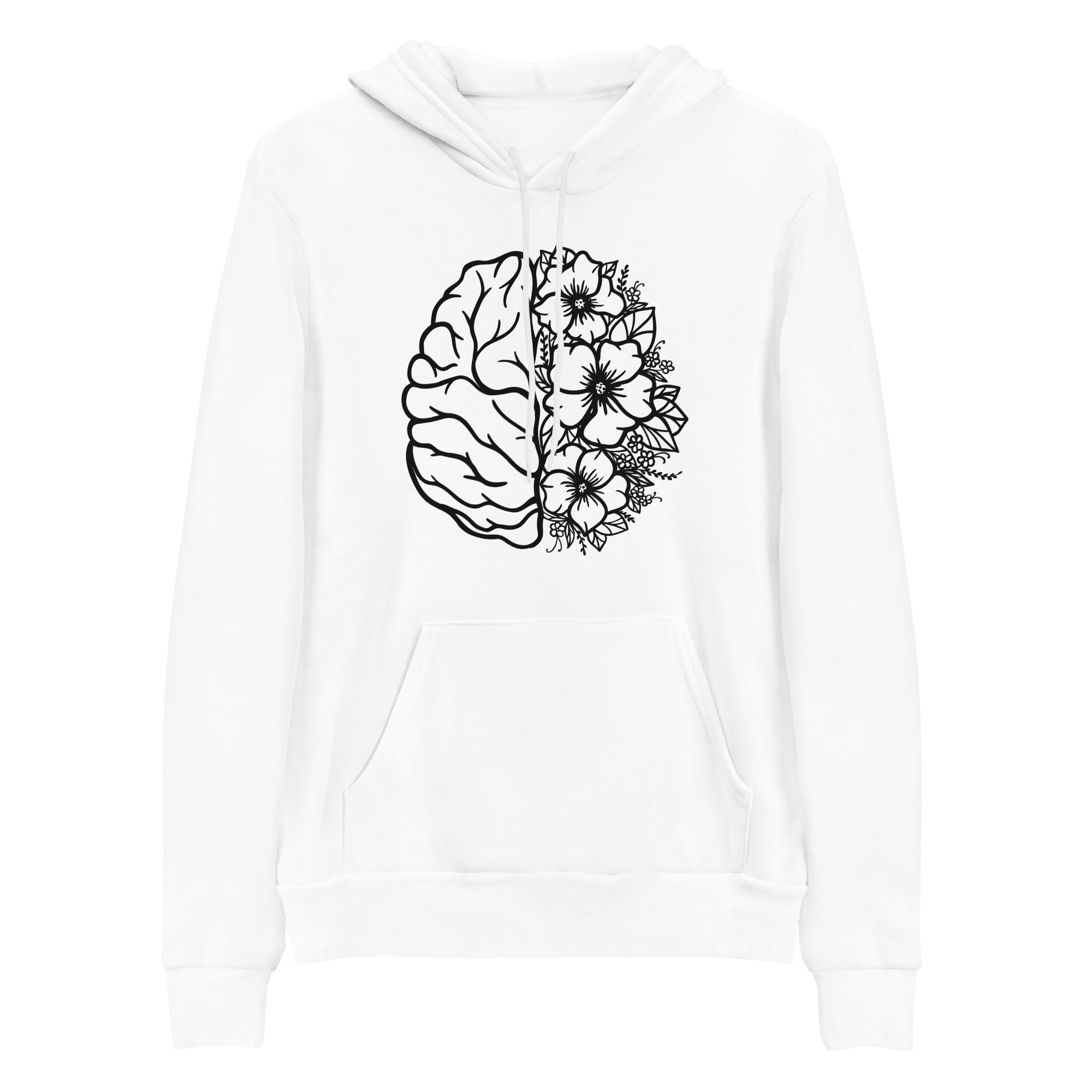 Hoodie: Floral Brain