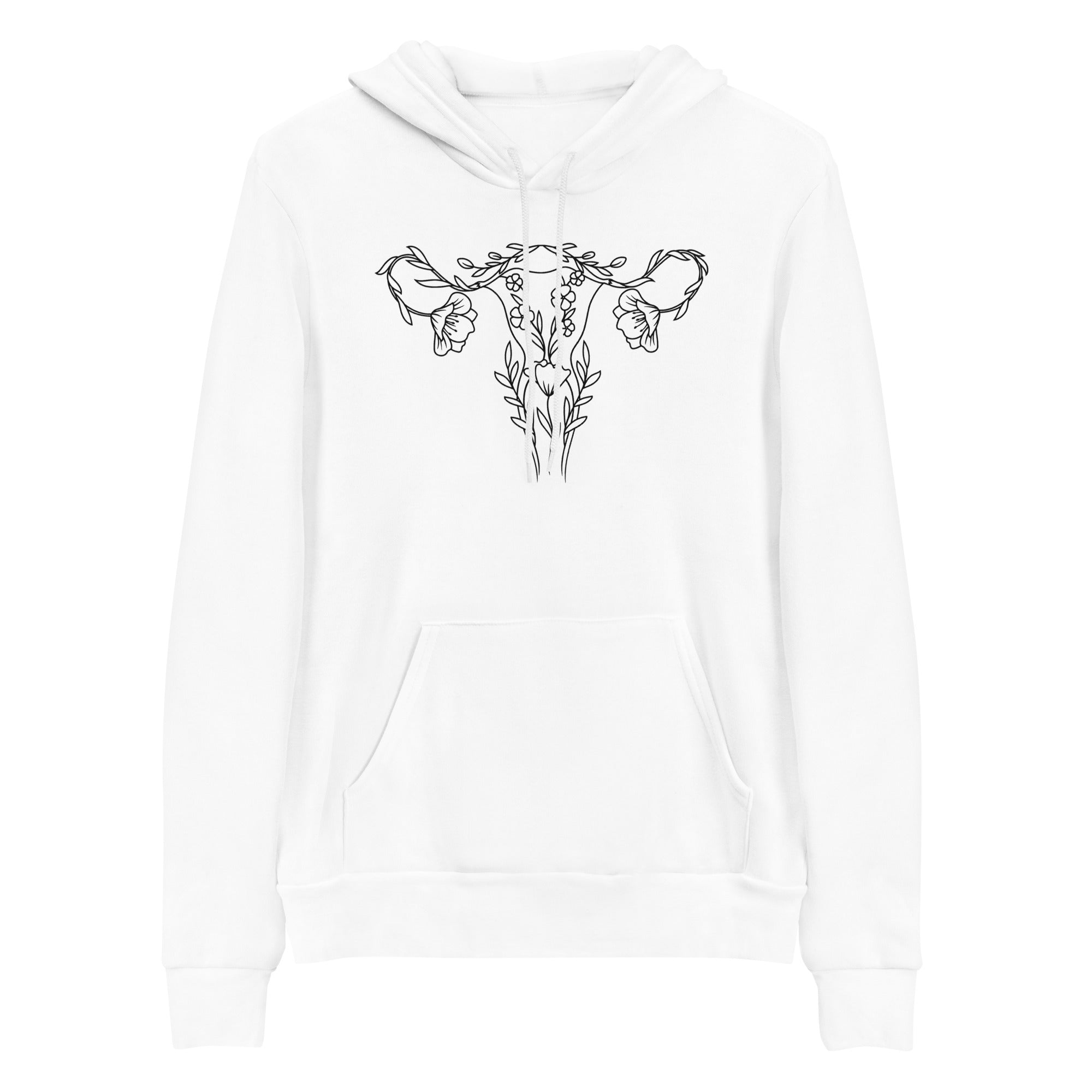 Hoodie: Floral Uterus