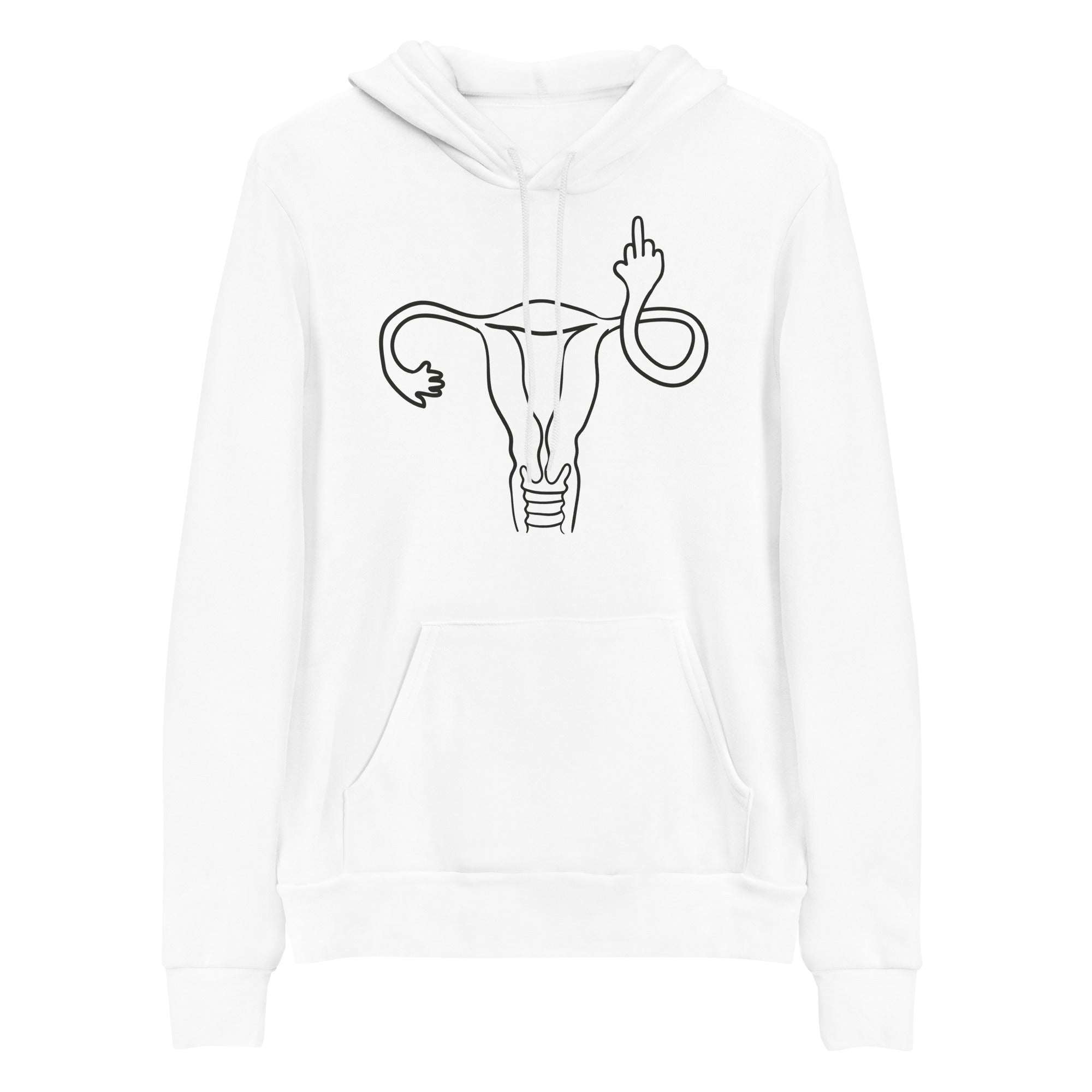 Hoodie: Middle Finger Uterus