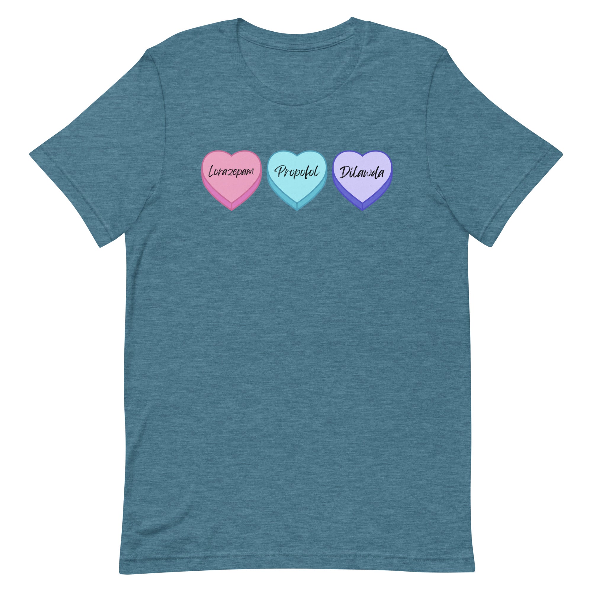 Med Conversation Hearts - Lorazepam, Propofol, Dilawda