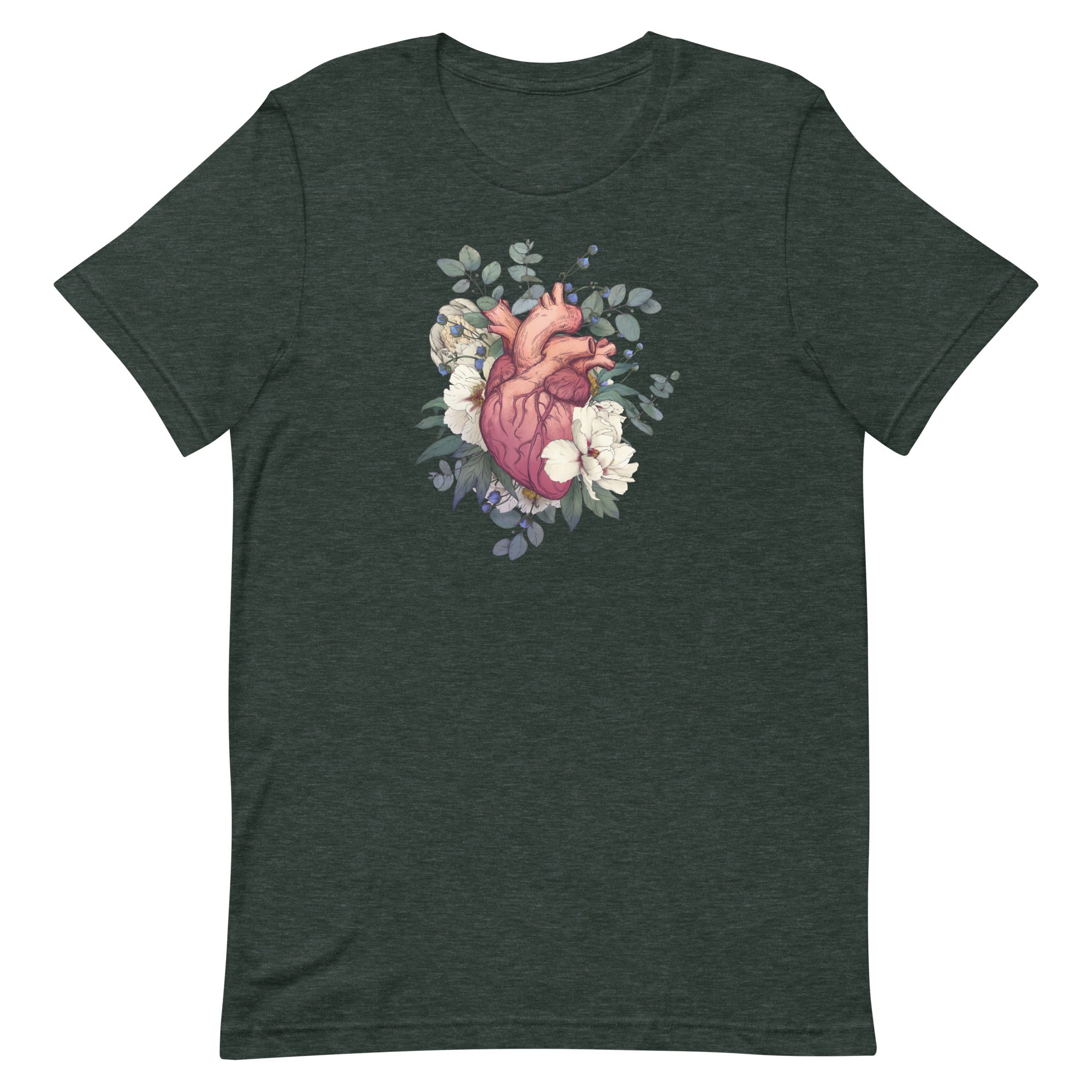 Floral Anatomical Heart