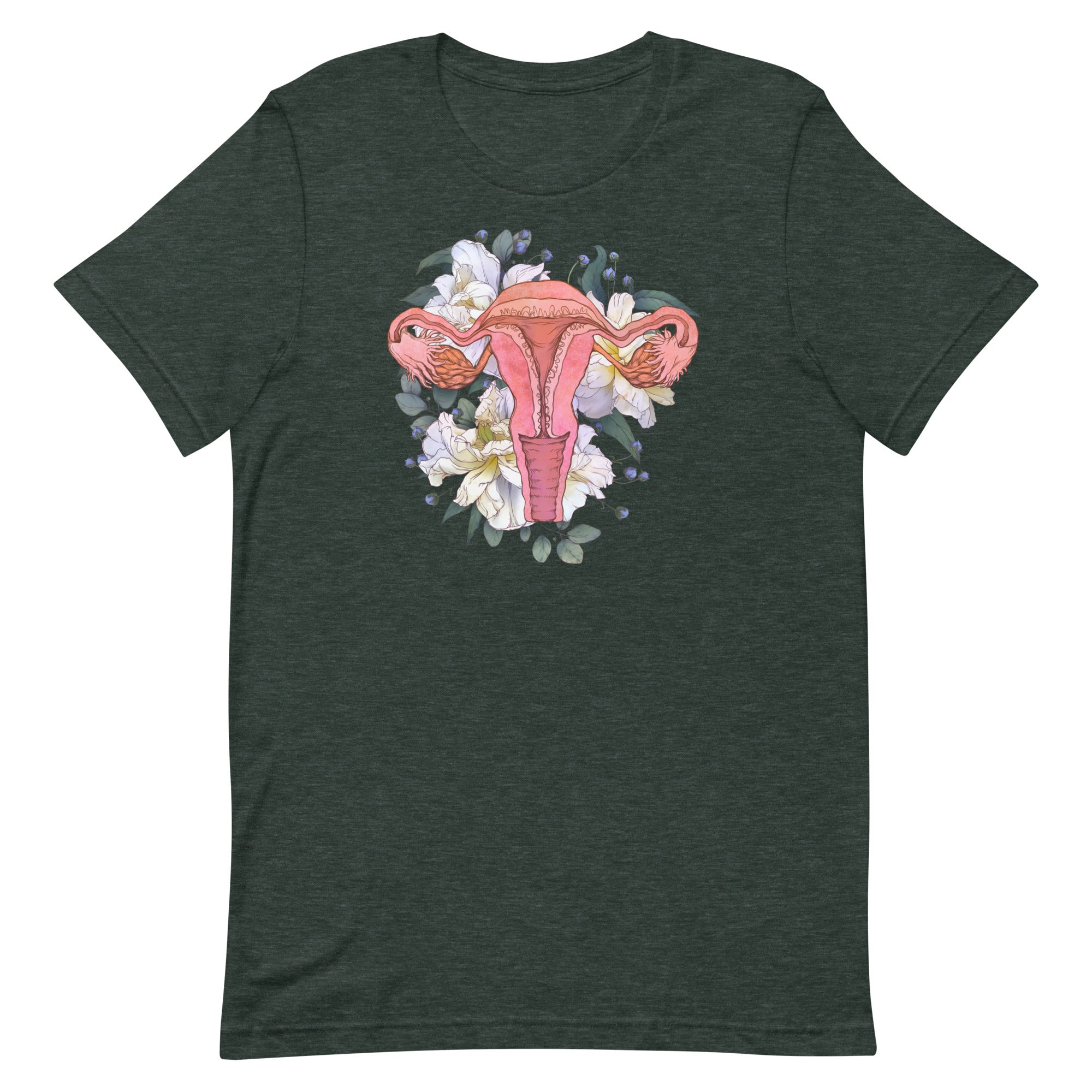 Floral Anatomical Uterus
