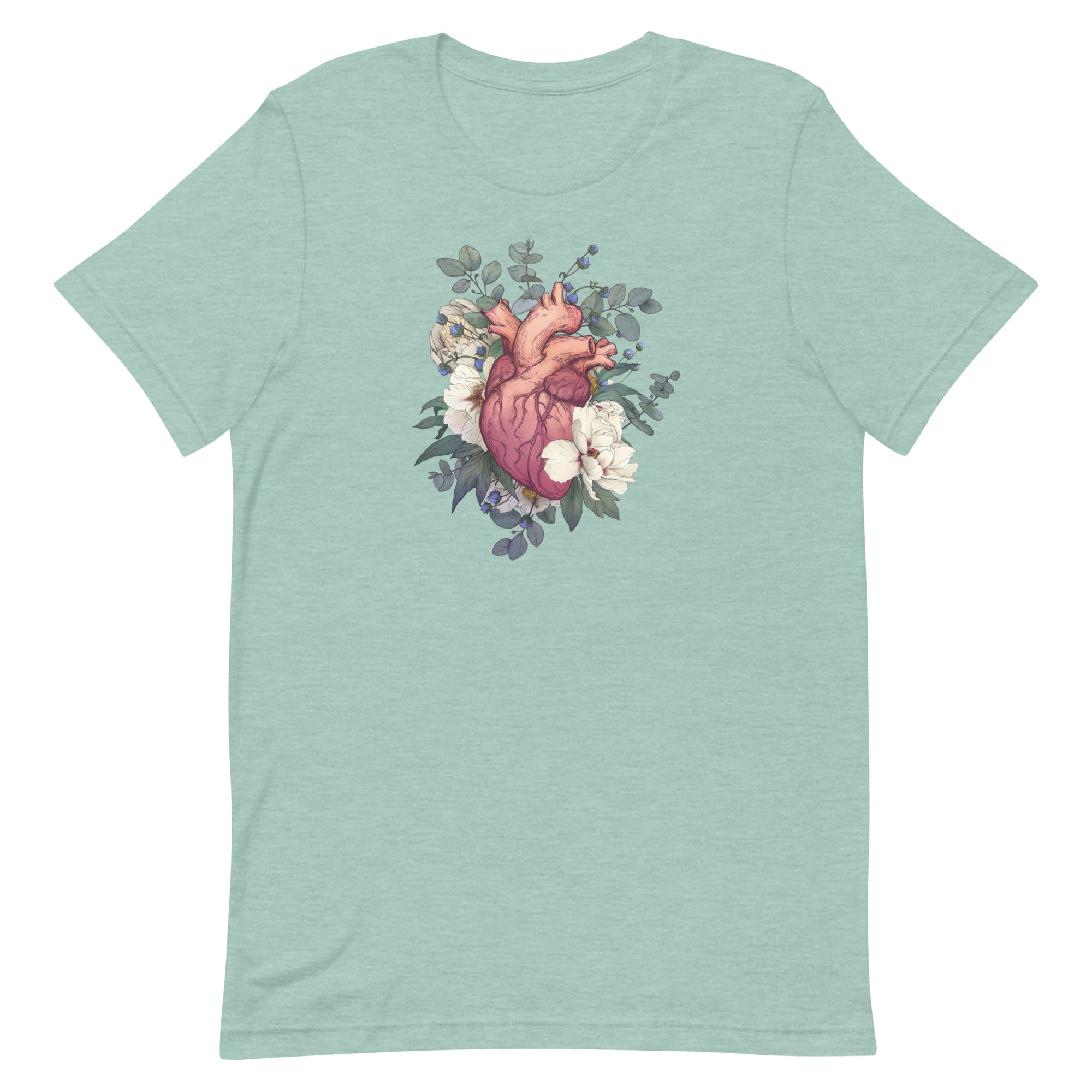 Floral Anatomical Heart