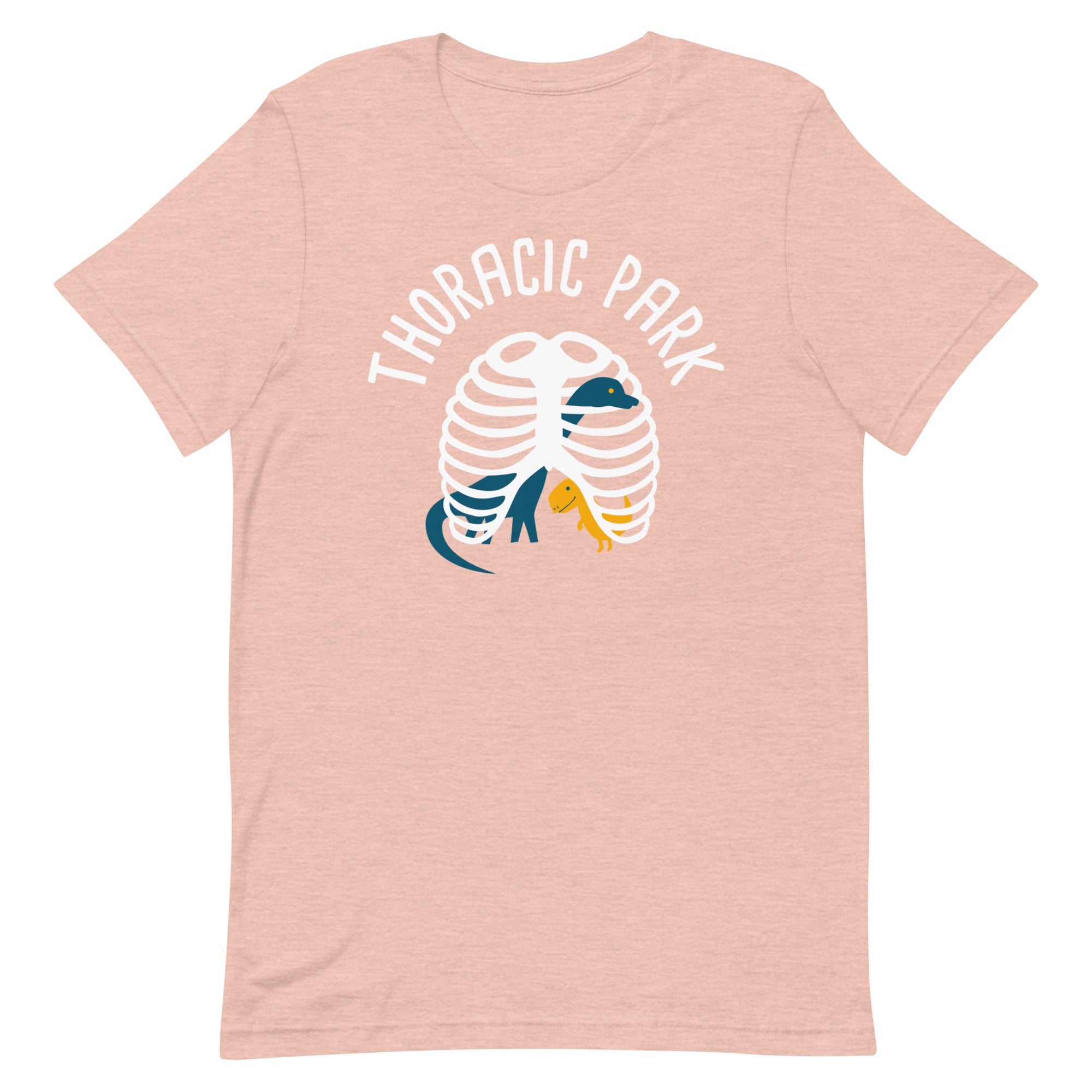 Thoracic Park | Dark Teal & Gold Dinosaurs