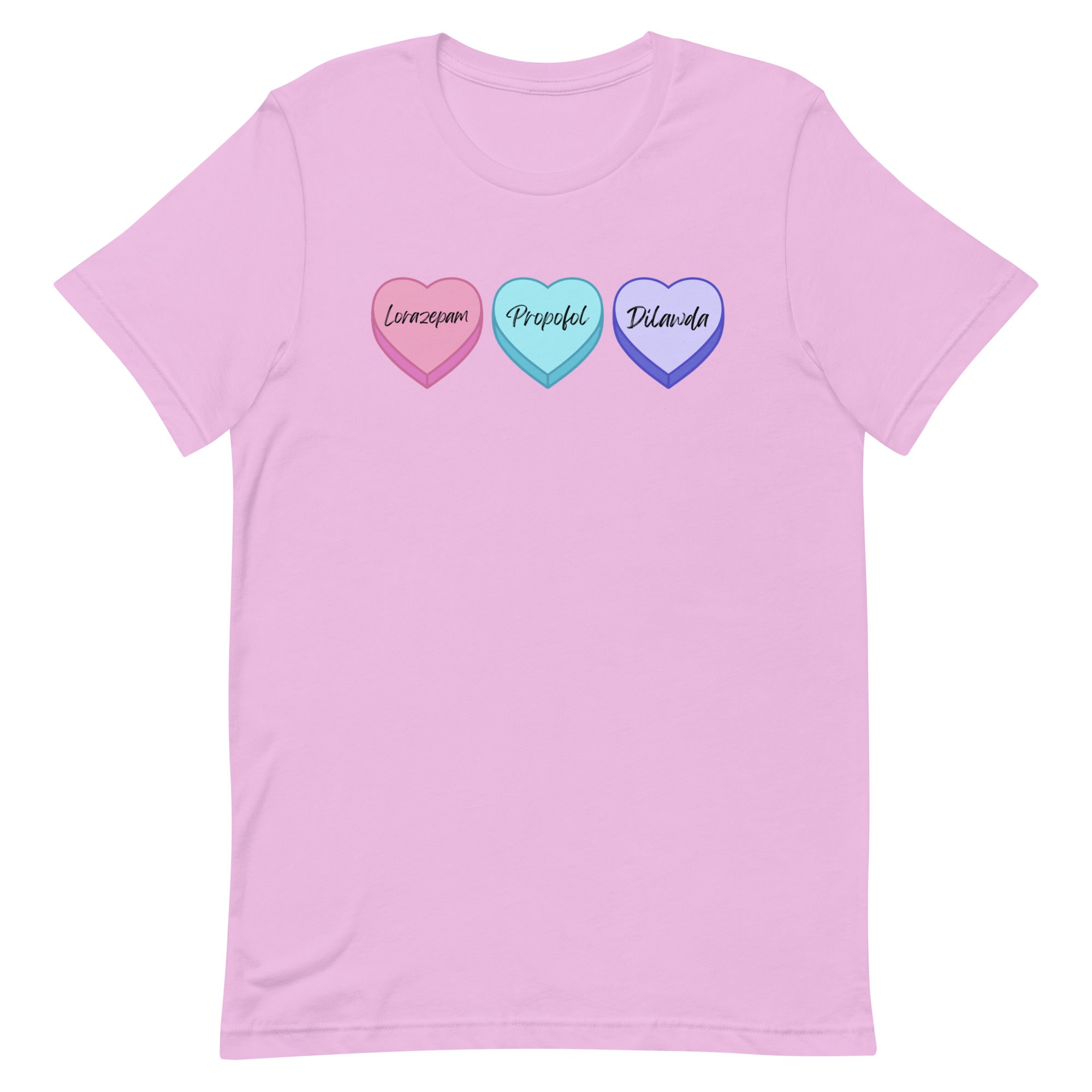 Med Conversation Hearts - Lorazepam, Propofol, Dilawda
