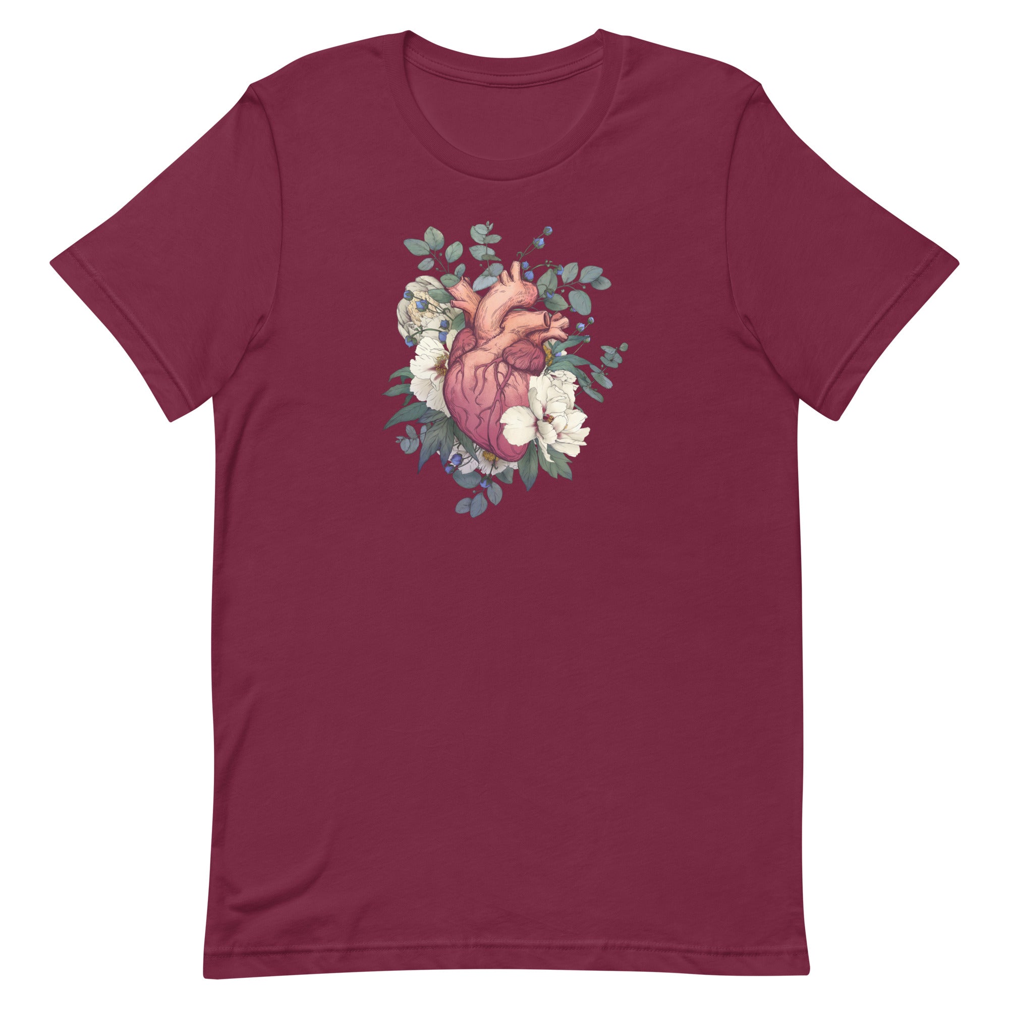 Floral Anatomical Heart