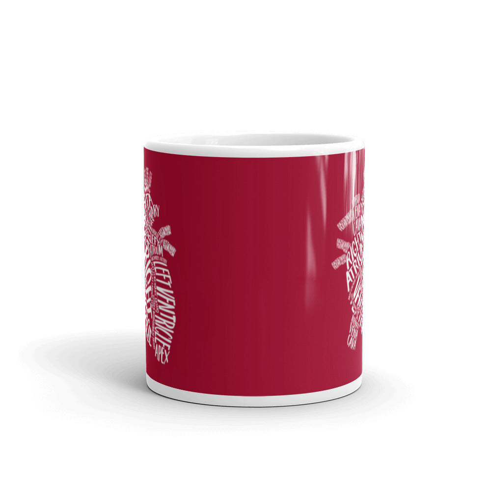 Mug: Typographical Heart