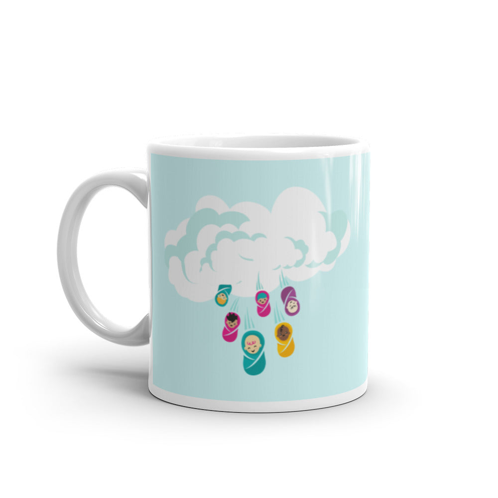 Mug: Raining Babies