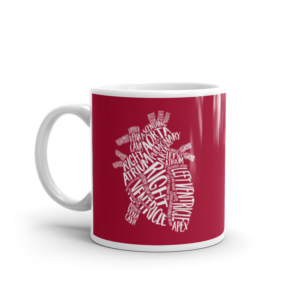Mug: Typographical Heart