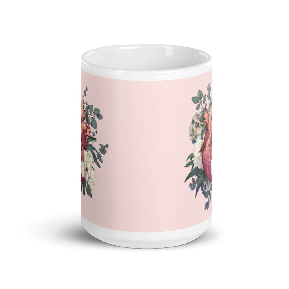 Mug: Floral Heart