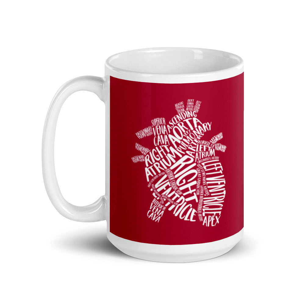 Mug: Typographical Heart