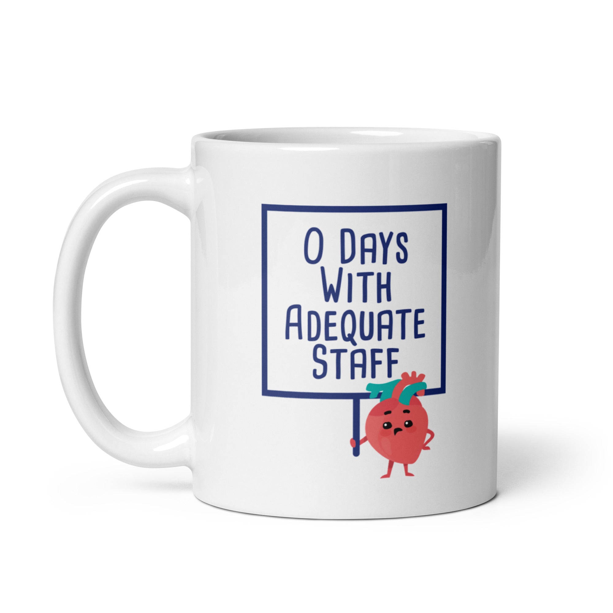 Mug: 0 Days with Adequate Staff