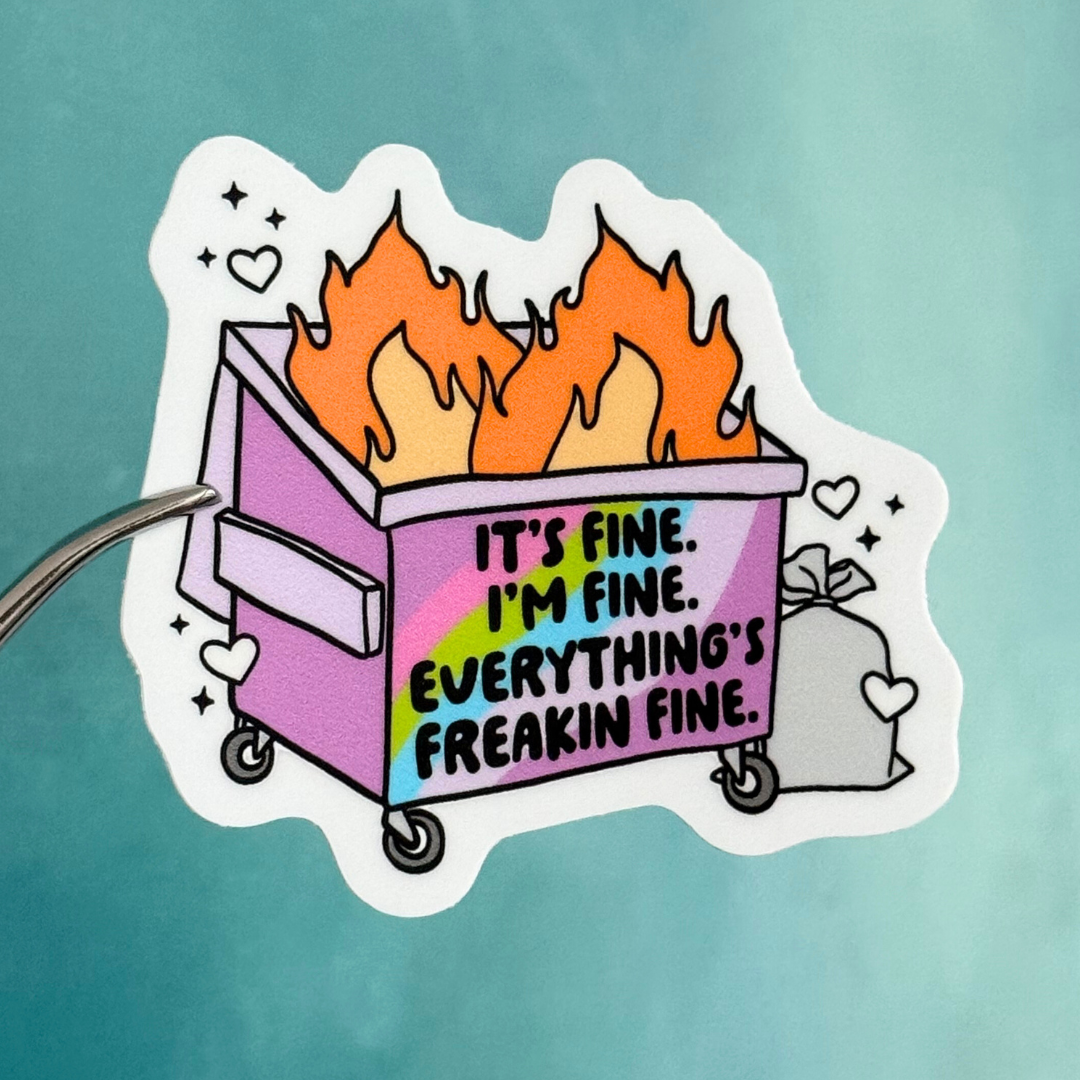 Sticker: Dumpster Fire