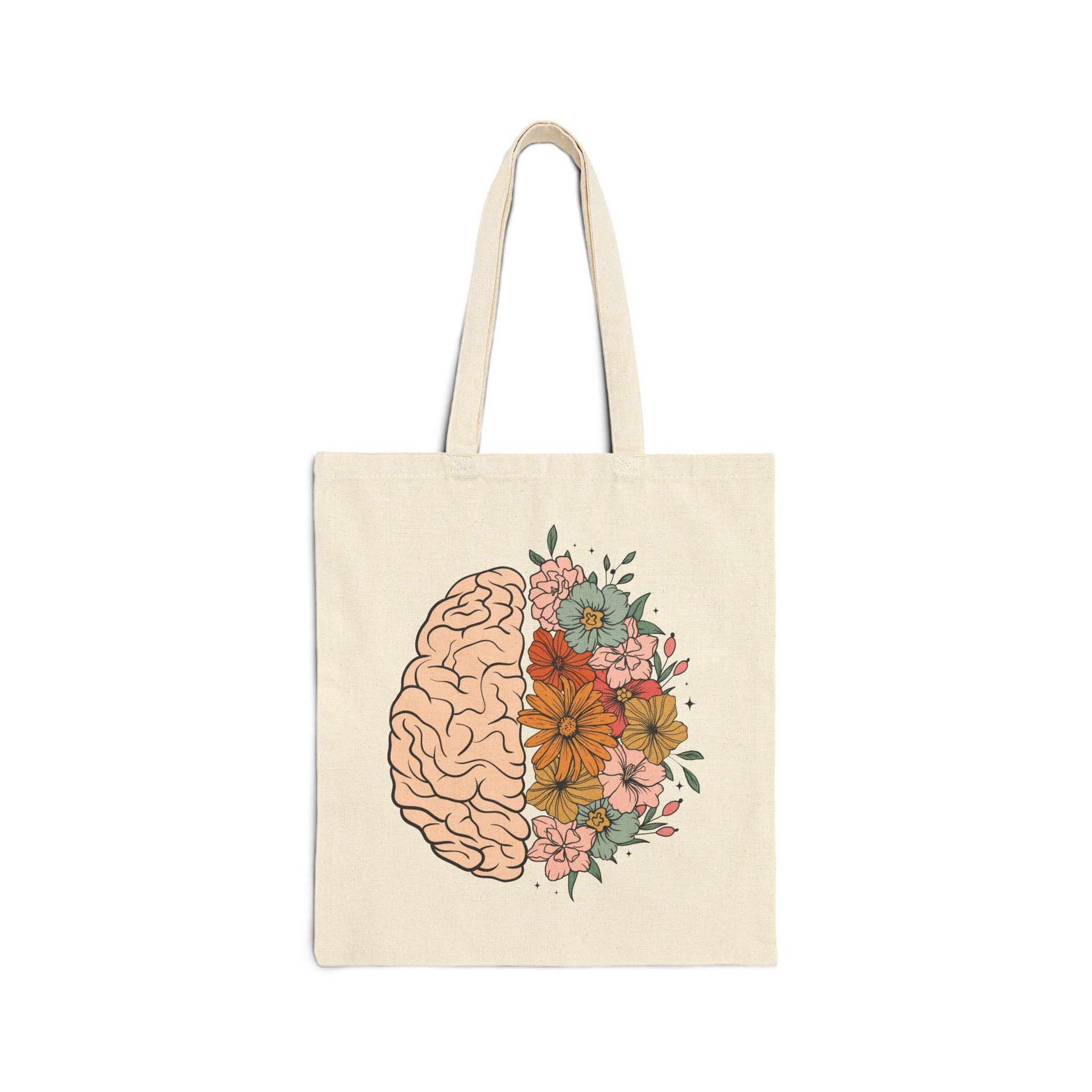 Tote Bag: Floral Brain