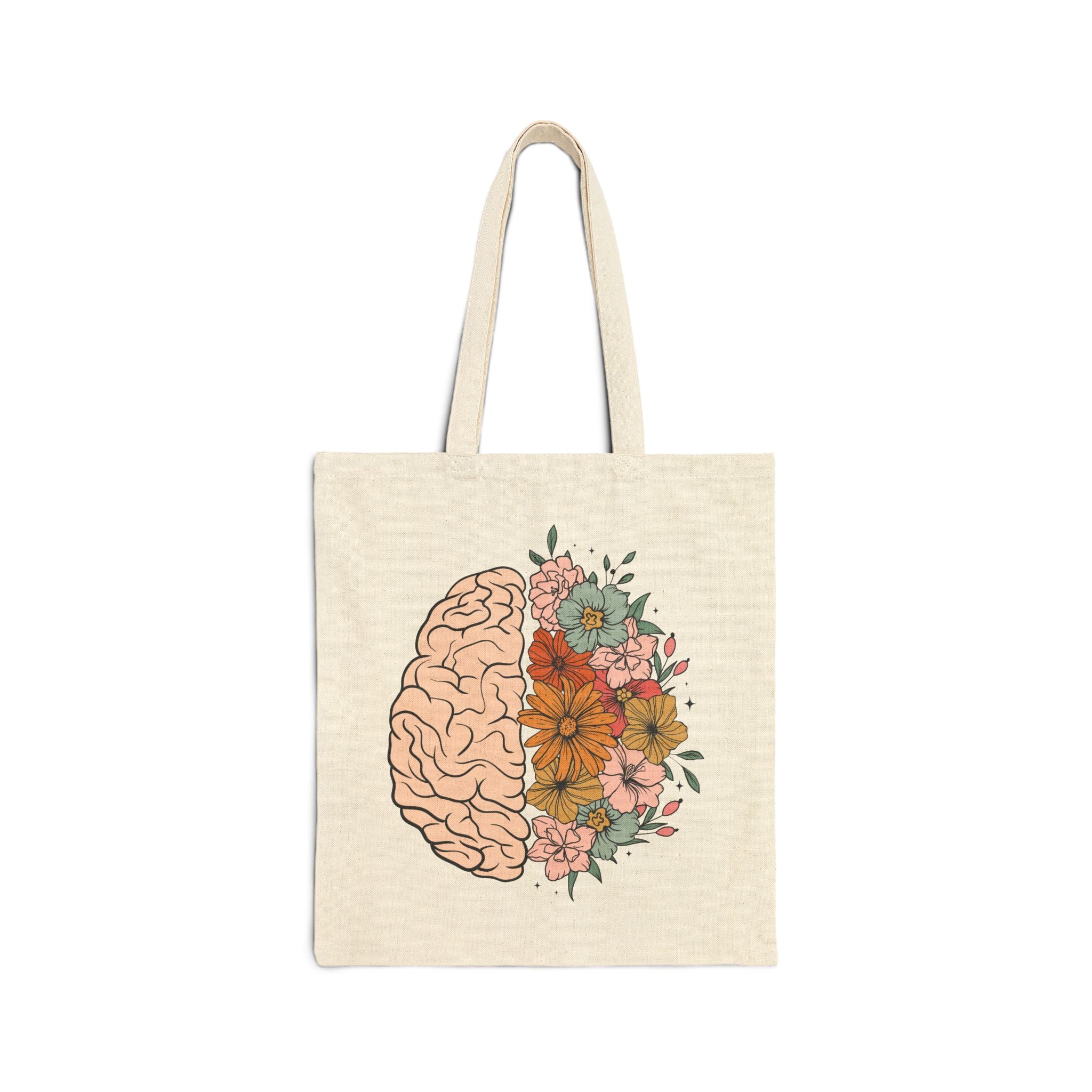 Tote Bag: Floral Brain
