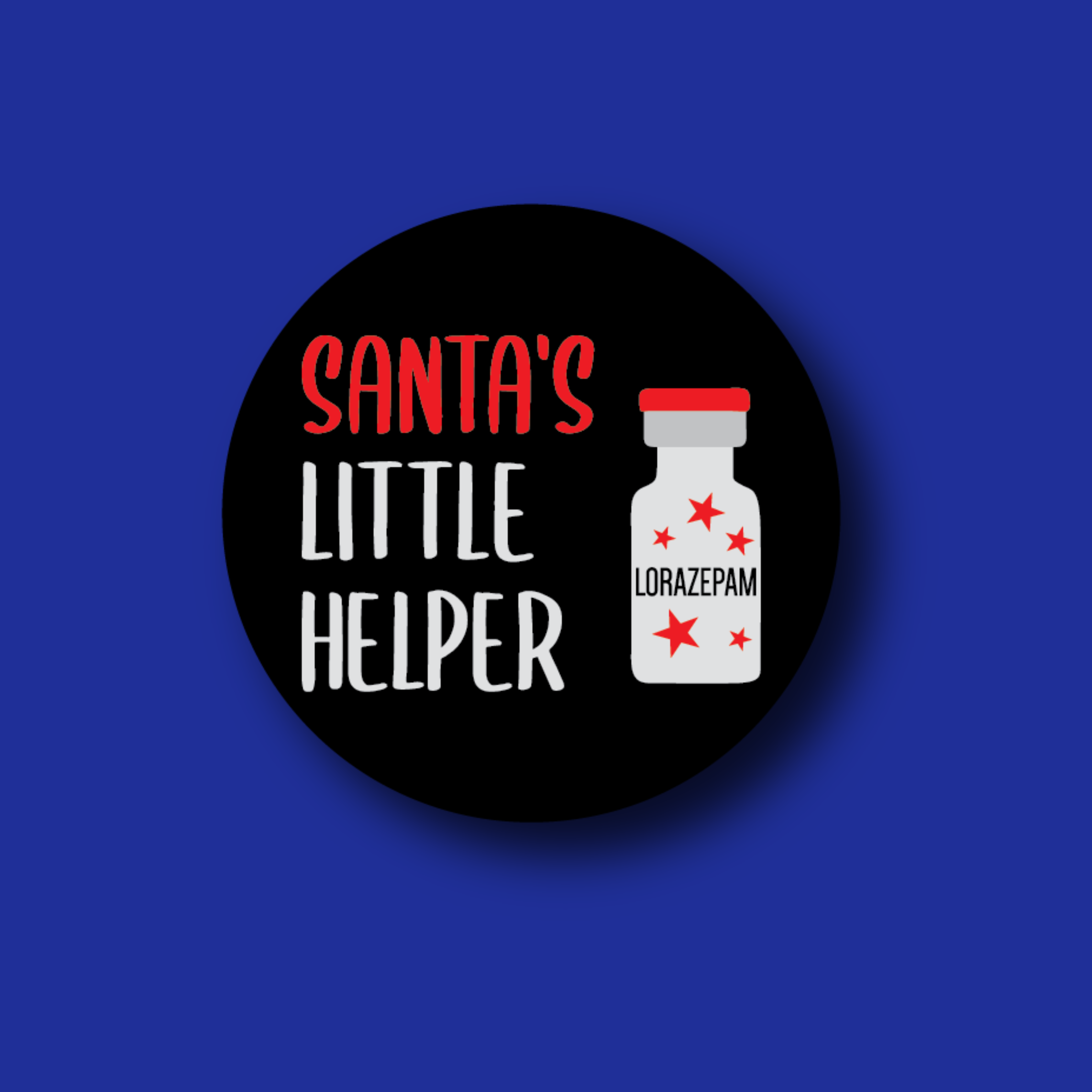 Badge Topper: Santa's Little Helper