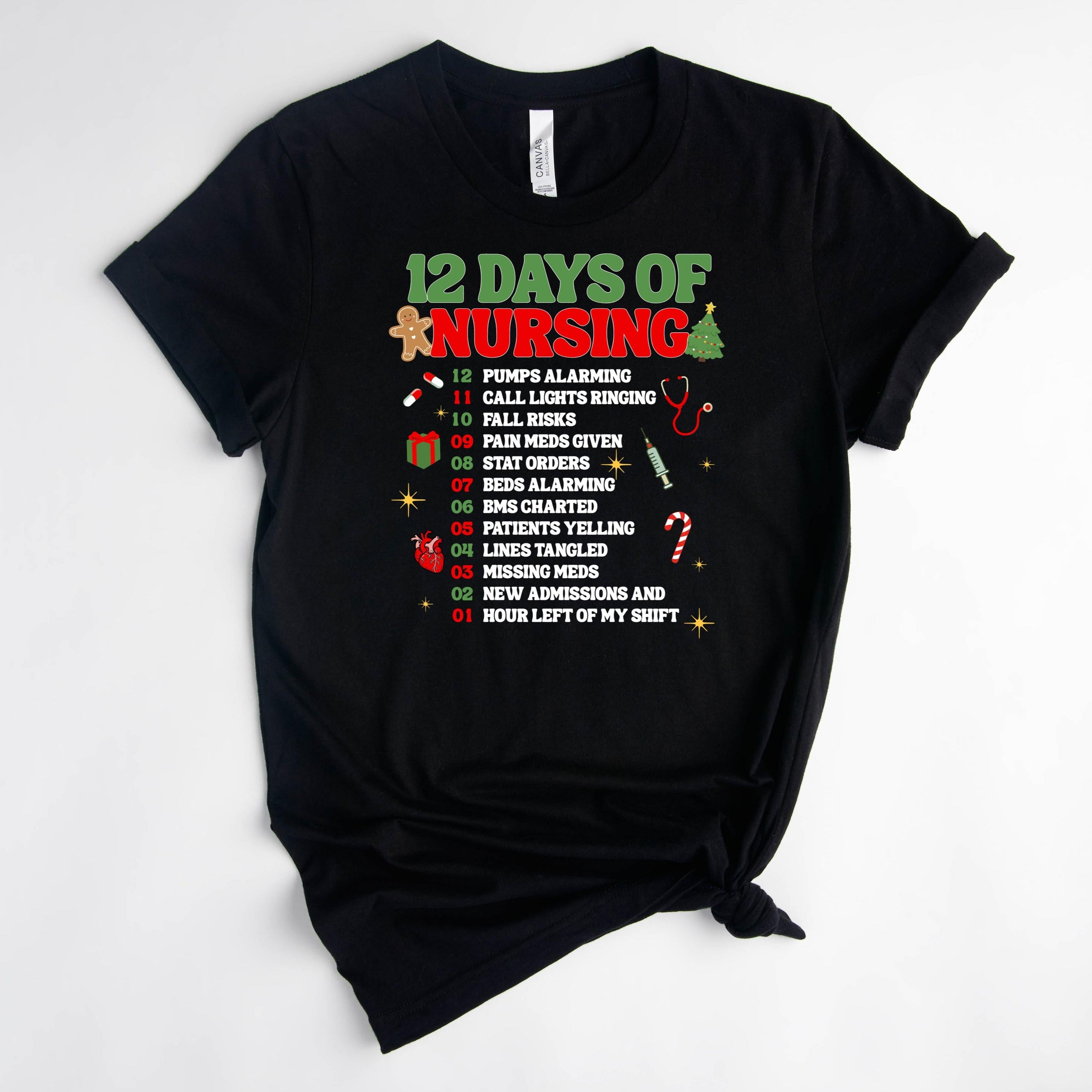 12 days of Christmas Shirt