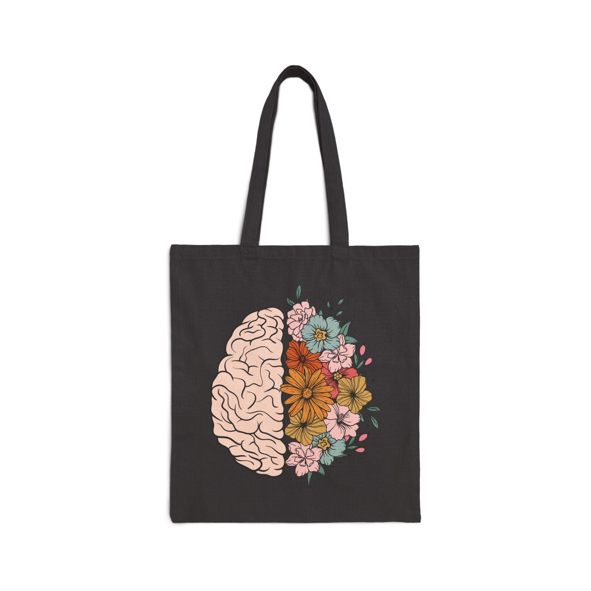 Tote Bag: Floral Brain
