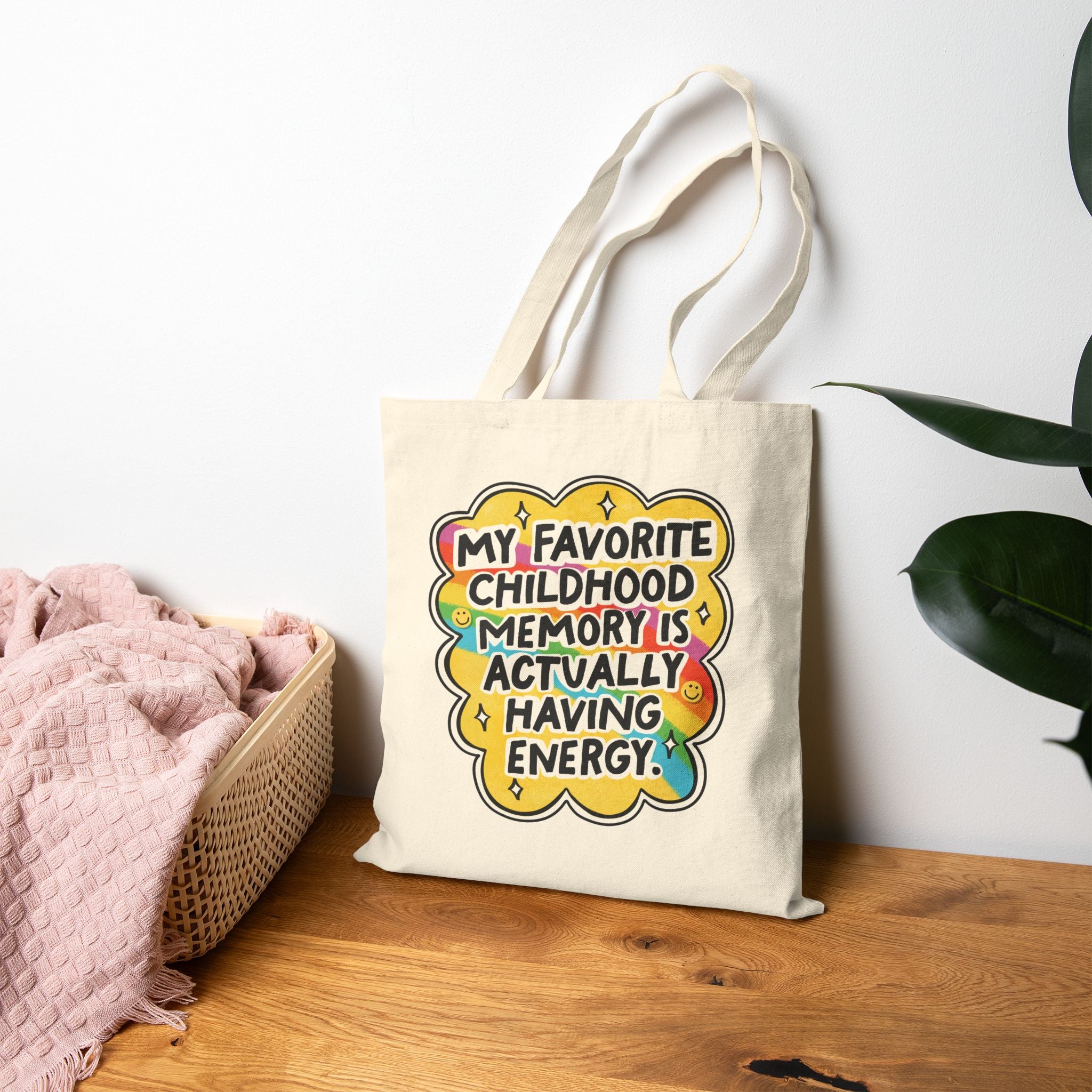 Tote bag: My favorite childhood memory