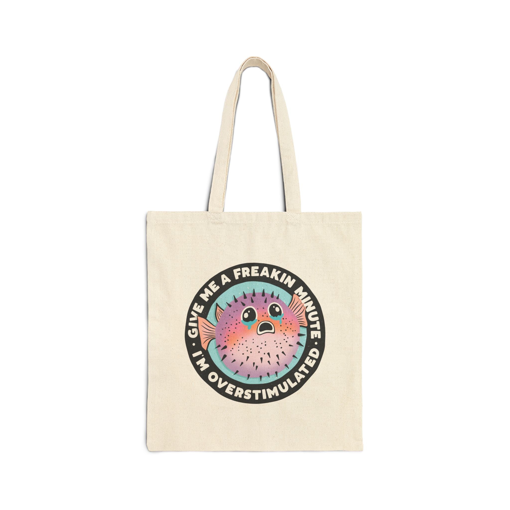 Tote Bag: Overstimulated Blowfish