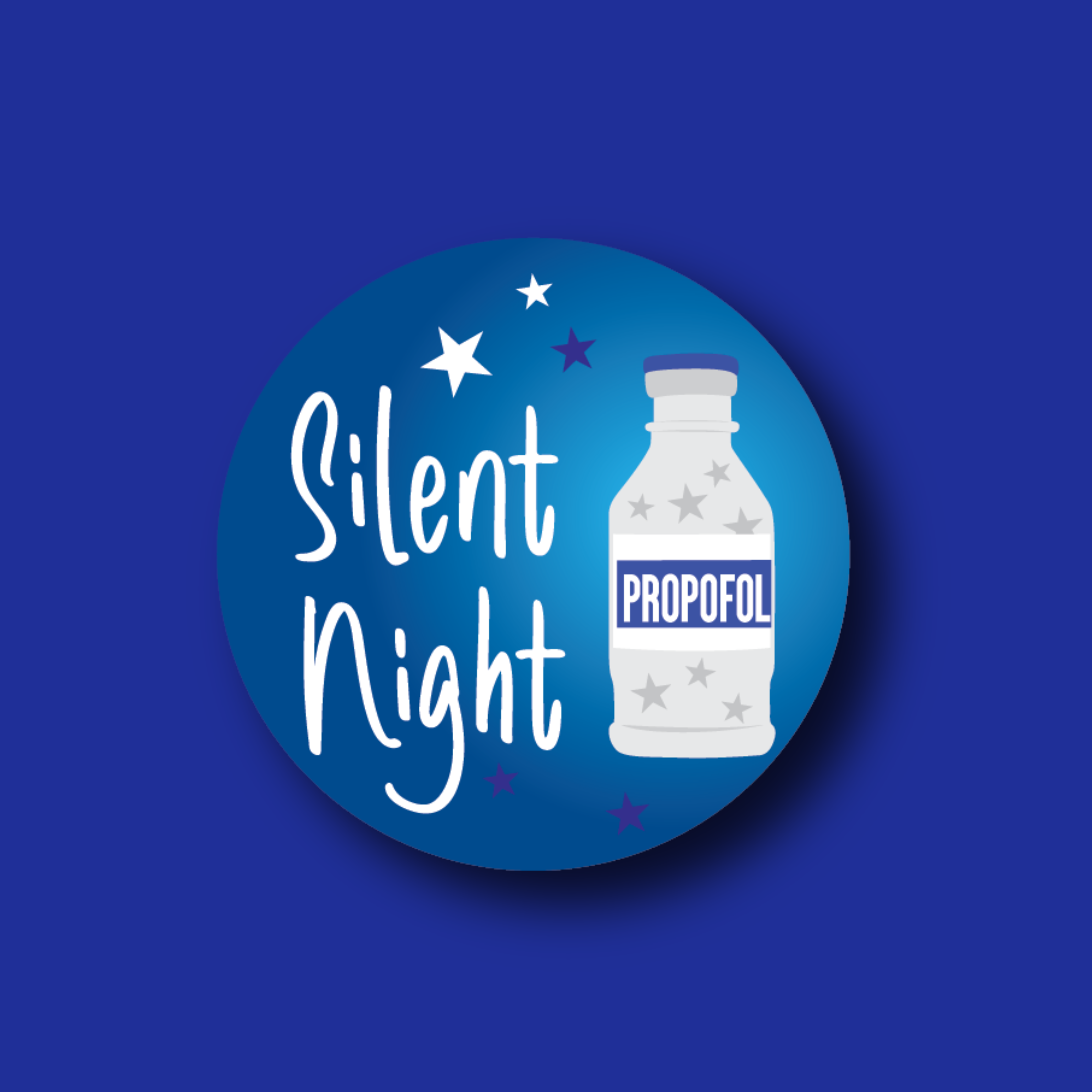 Badge Topper: Silent Night