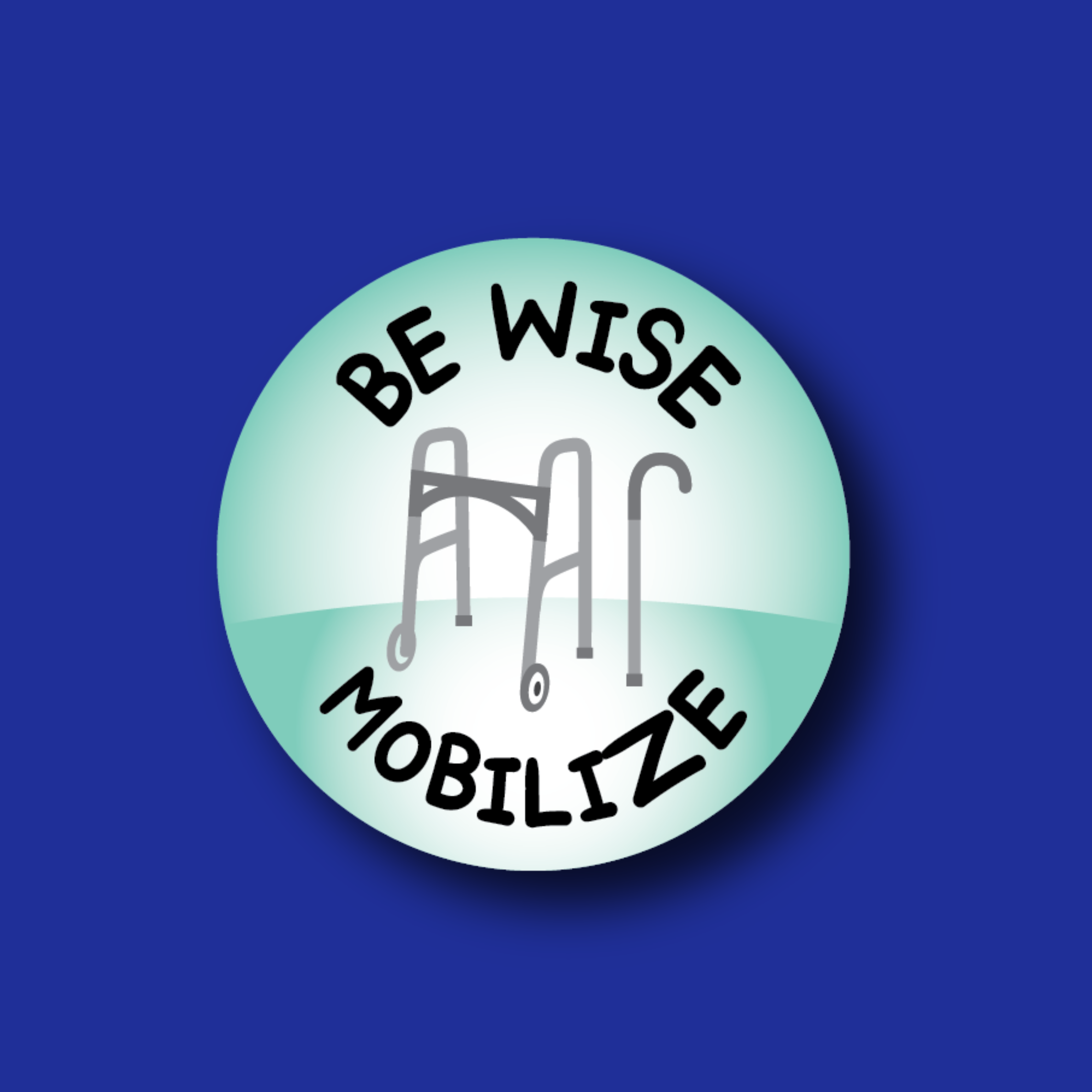 Badge Topper: Be wise, mobilize