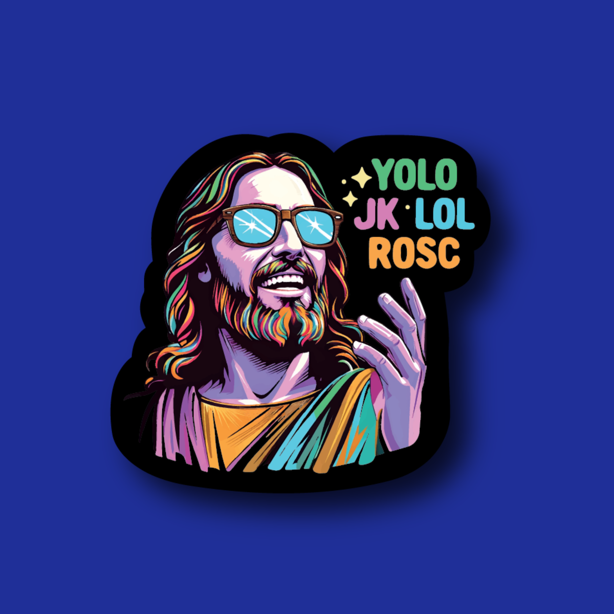 Badge Topper: YOLO JK LOL ROSC Black