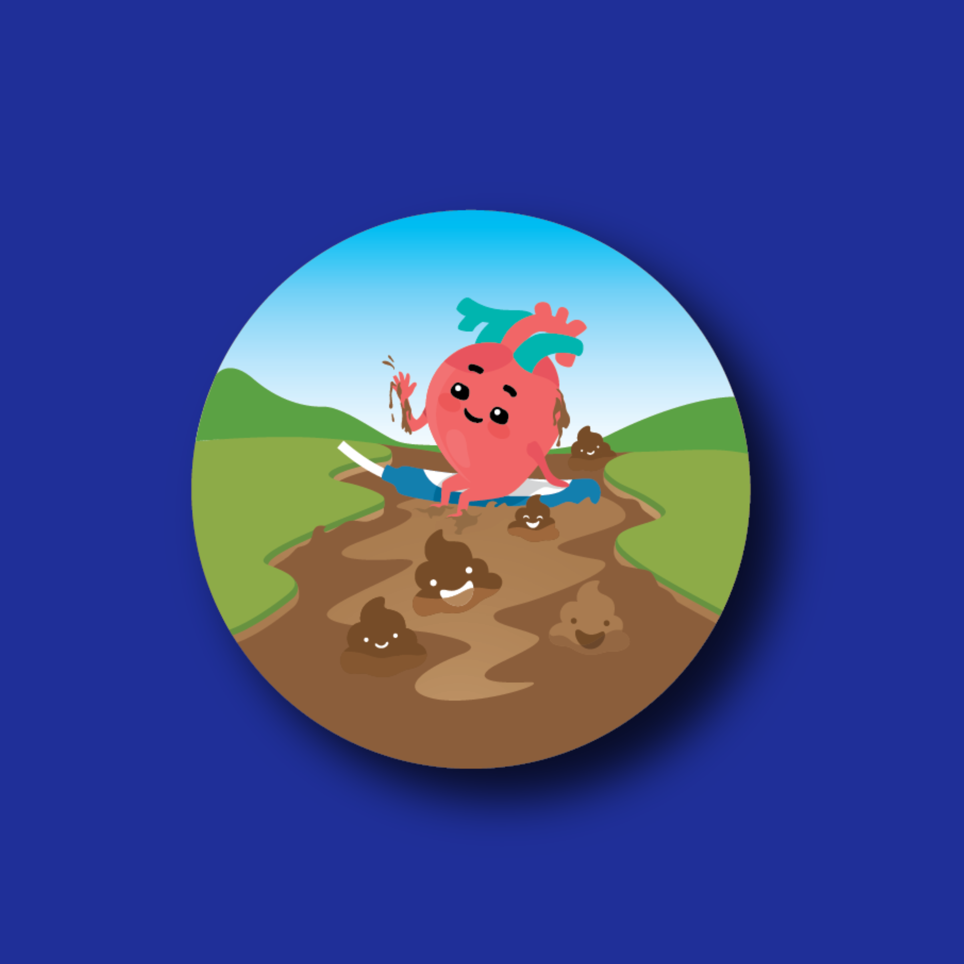 Badge Topper: Up Shit Creek