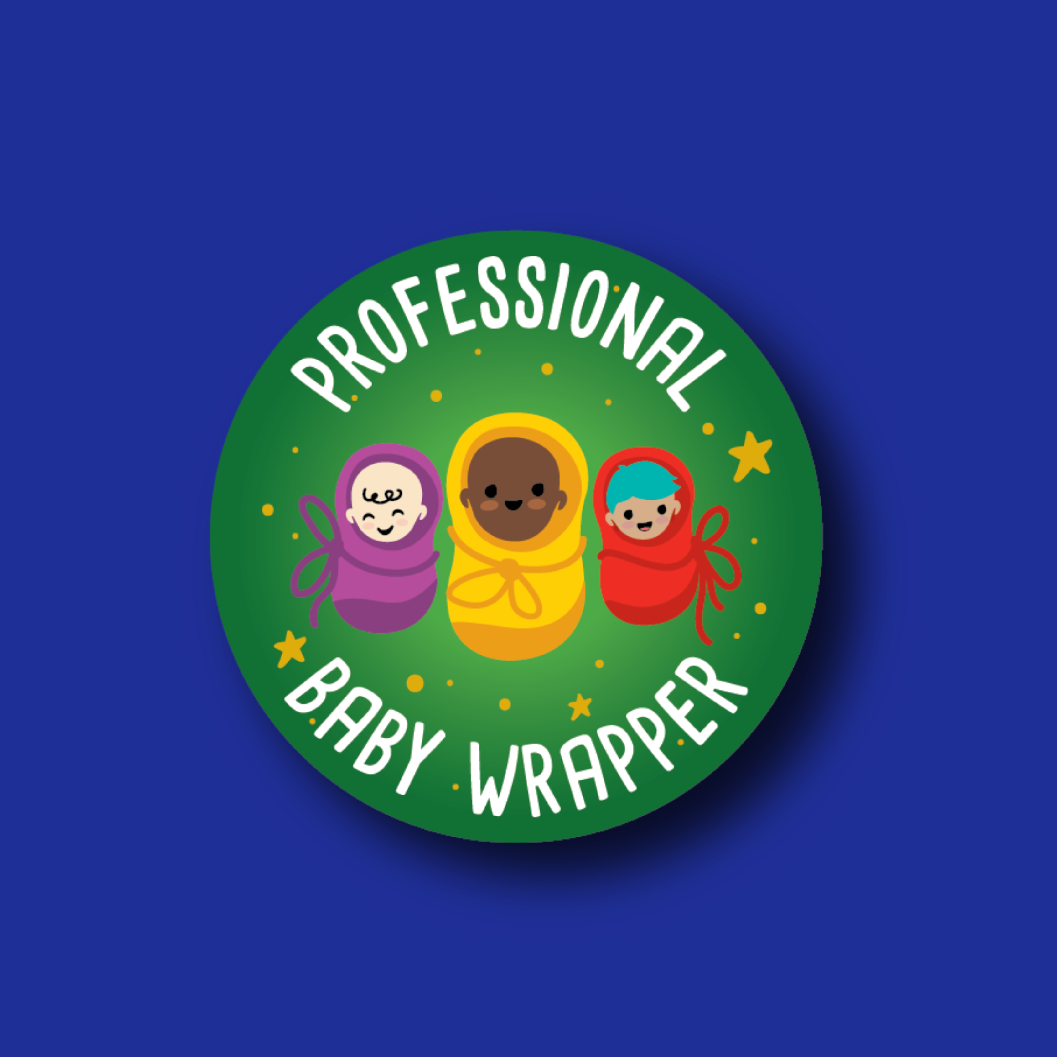 Badge Topper: Professional Baby Wrapper