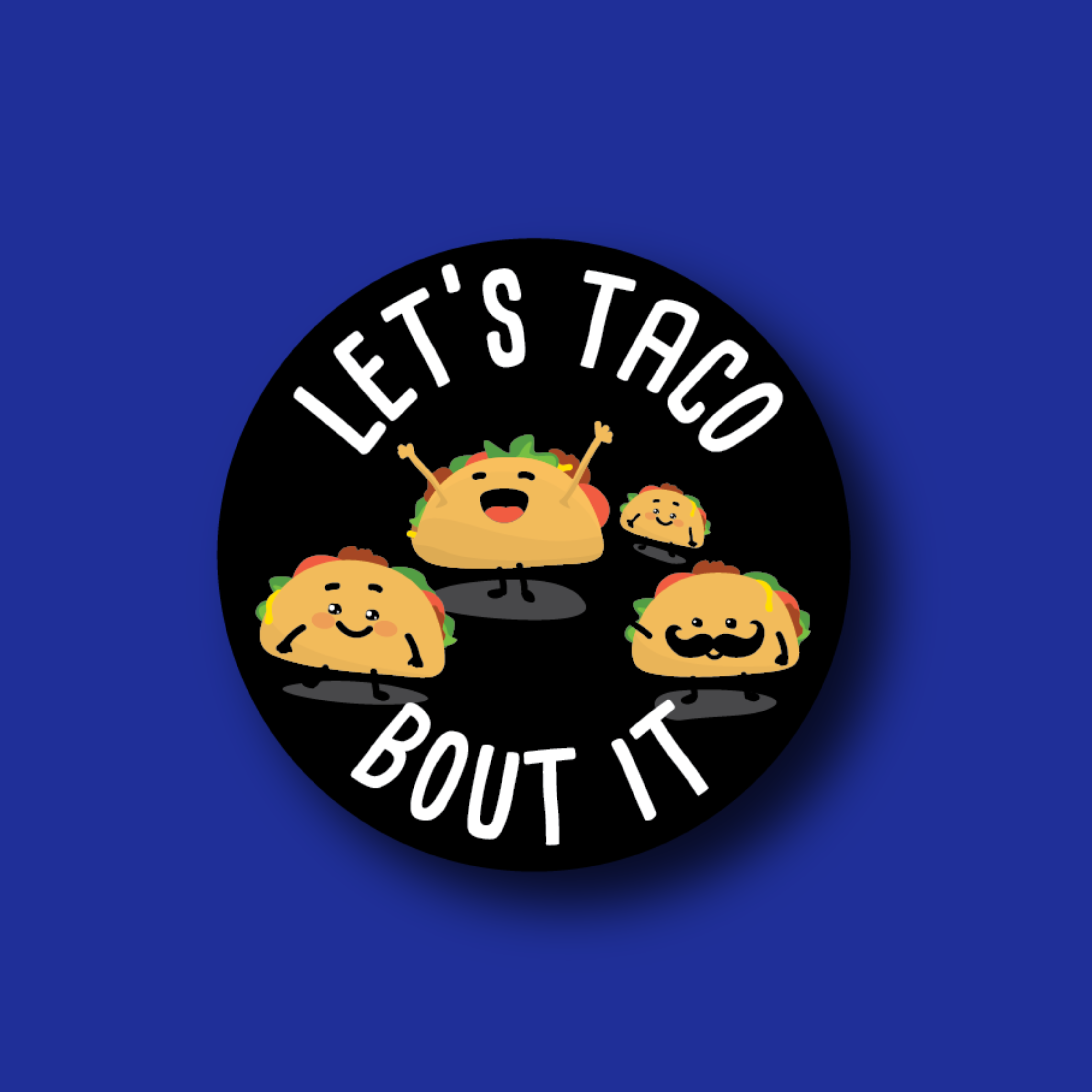 Badge Topper: Let's Taco Bout It