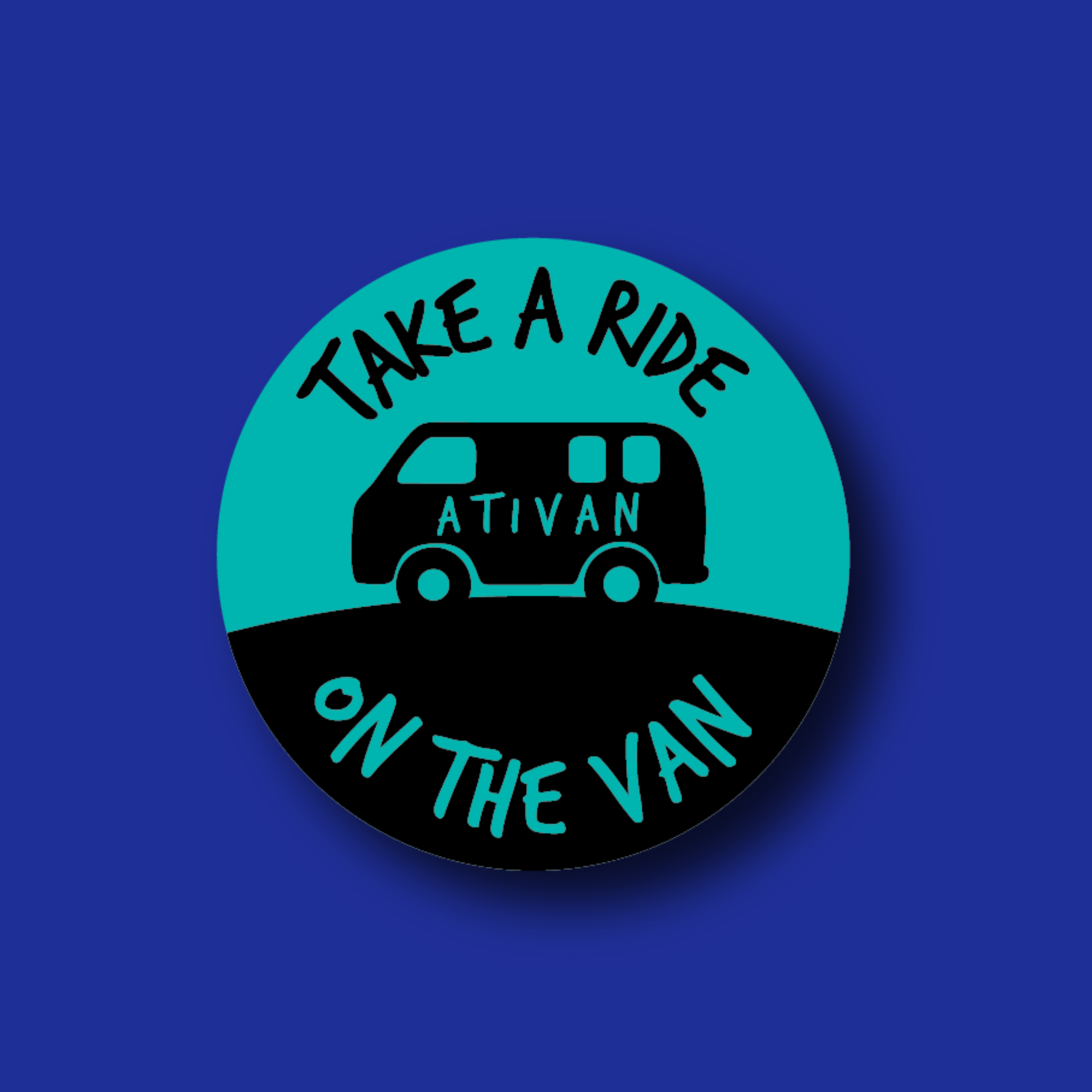 Badge Topper: Take a Ride on the Van - Multiple Colors