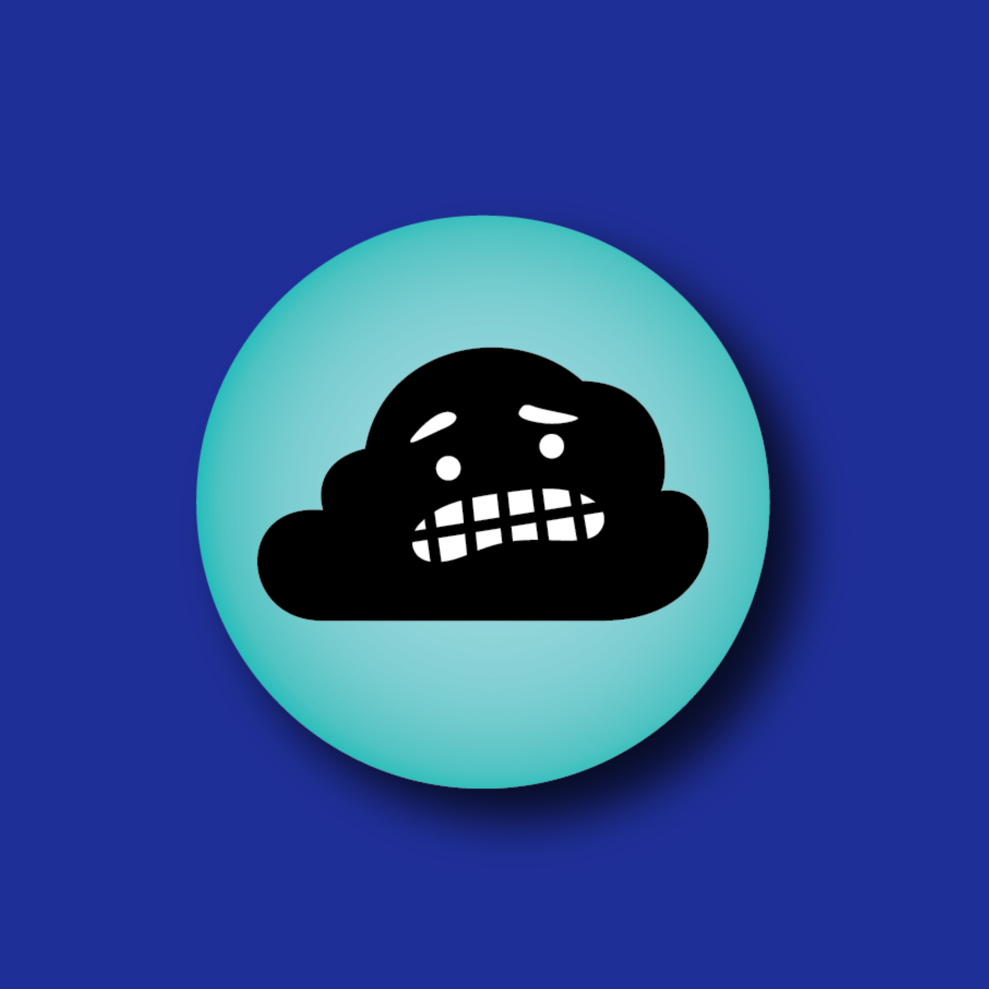Badge Topper: Black Cloud