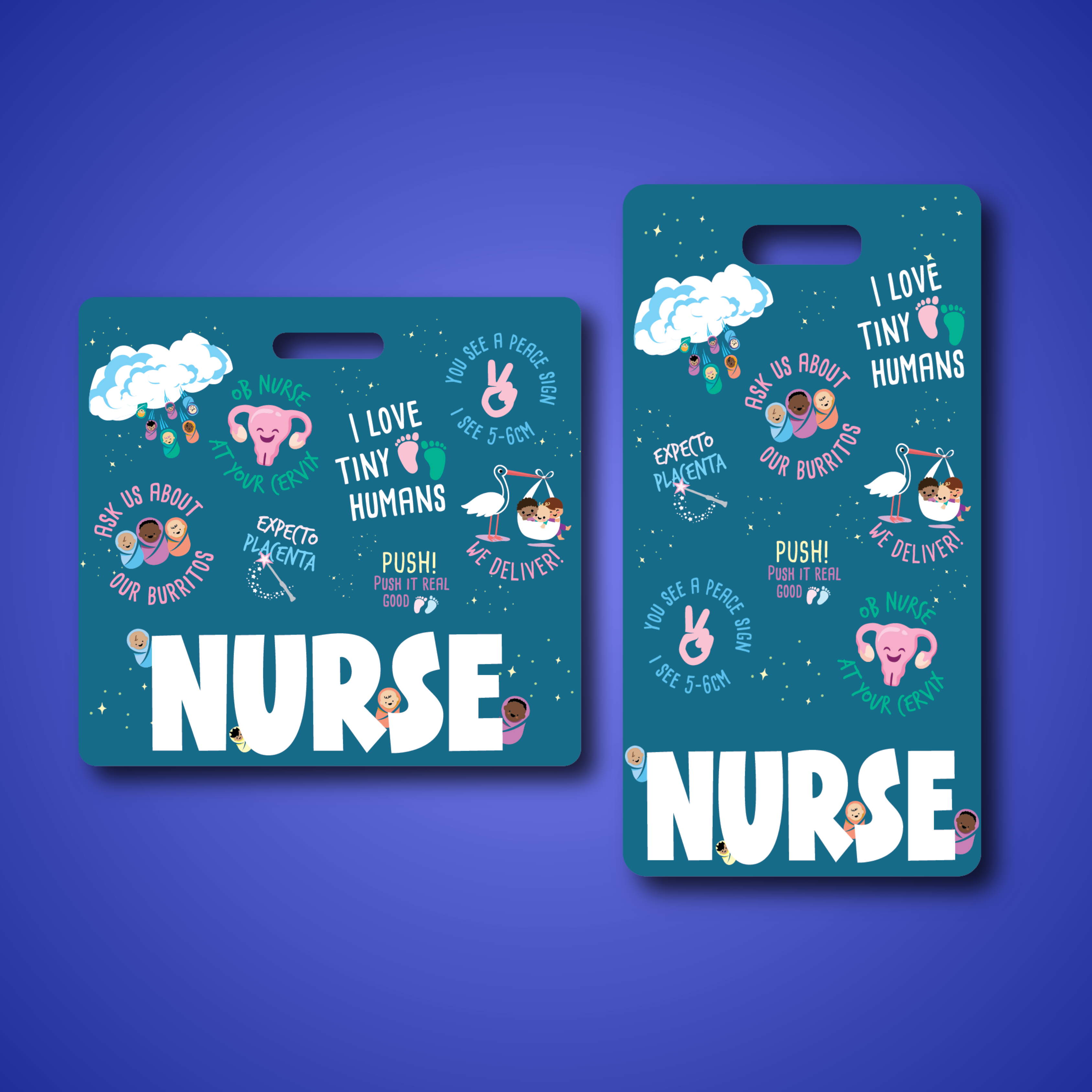 OB L&D LDRP Nurse Badge Buddy