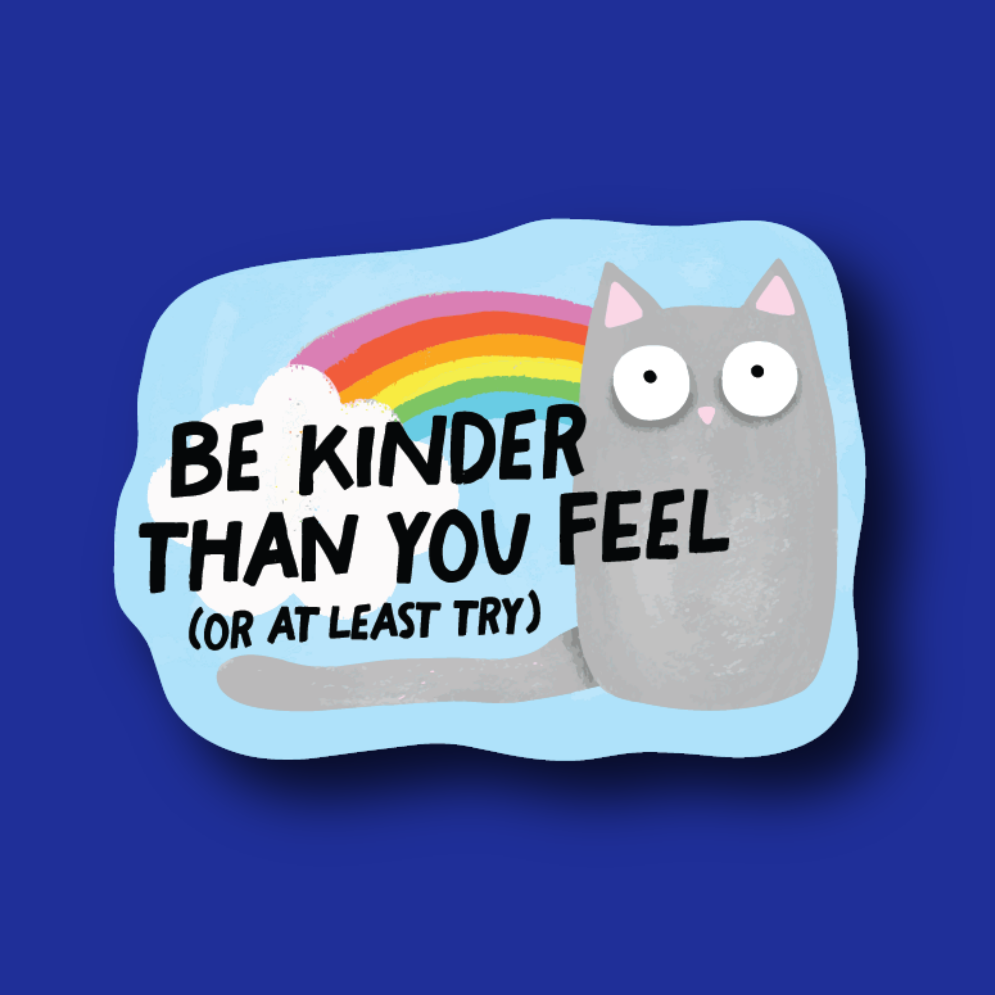Badge Topper: Be kinder than you feel