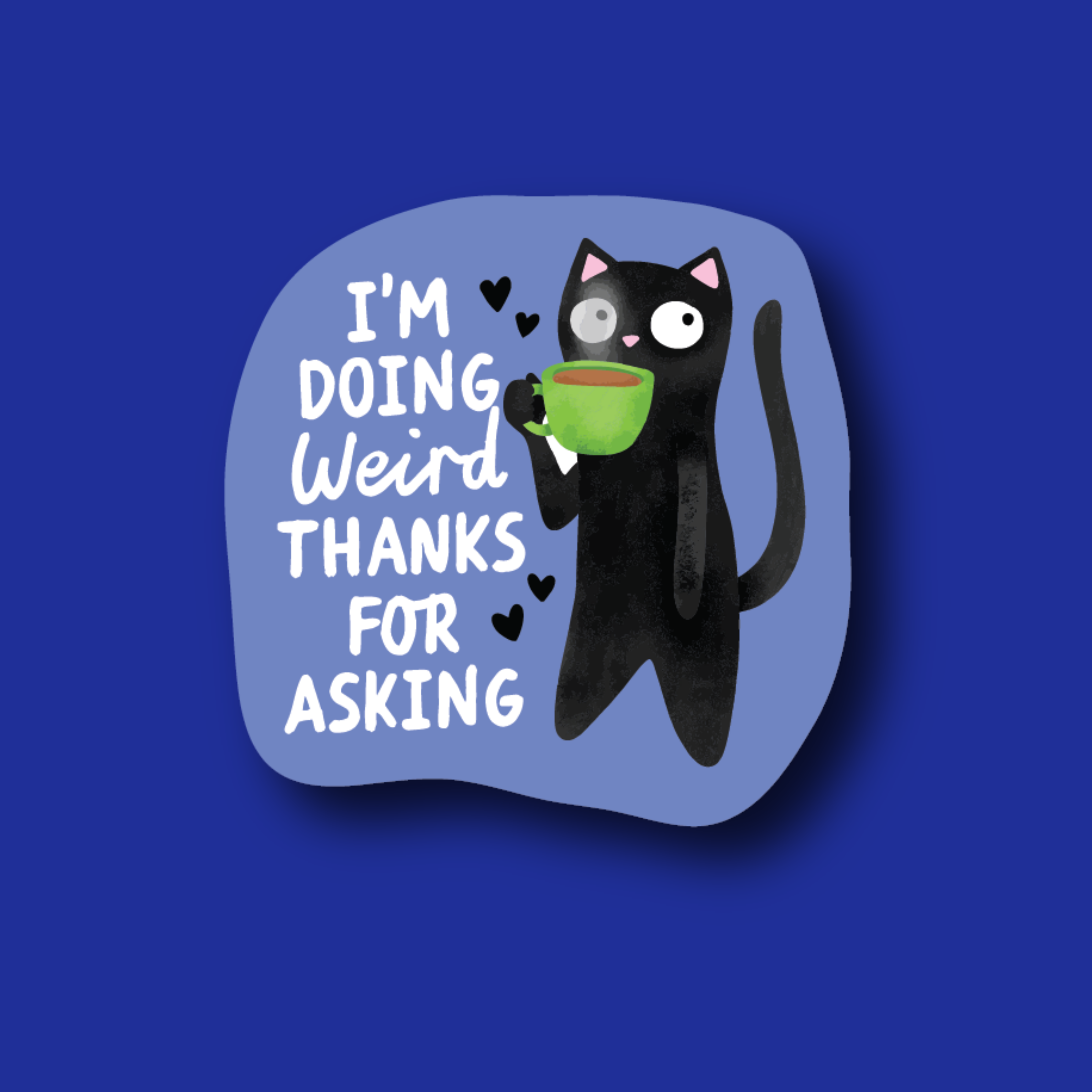 Badge Topper: I'm doing weird
