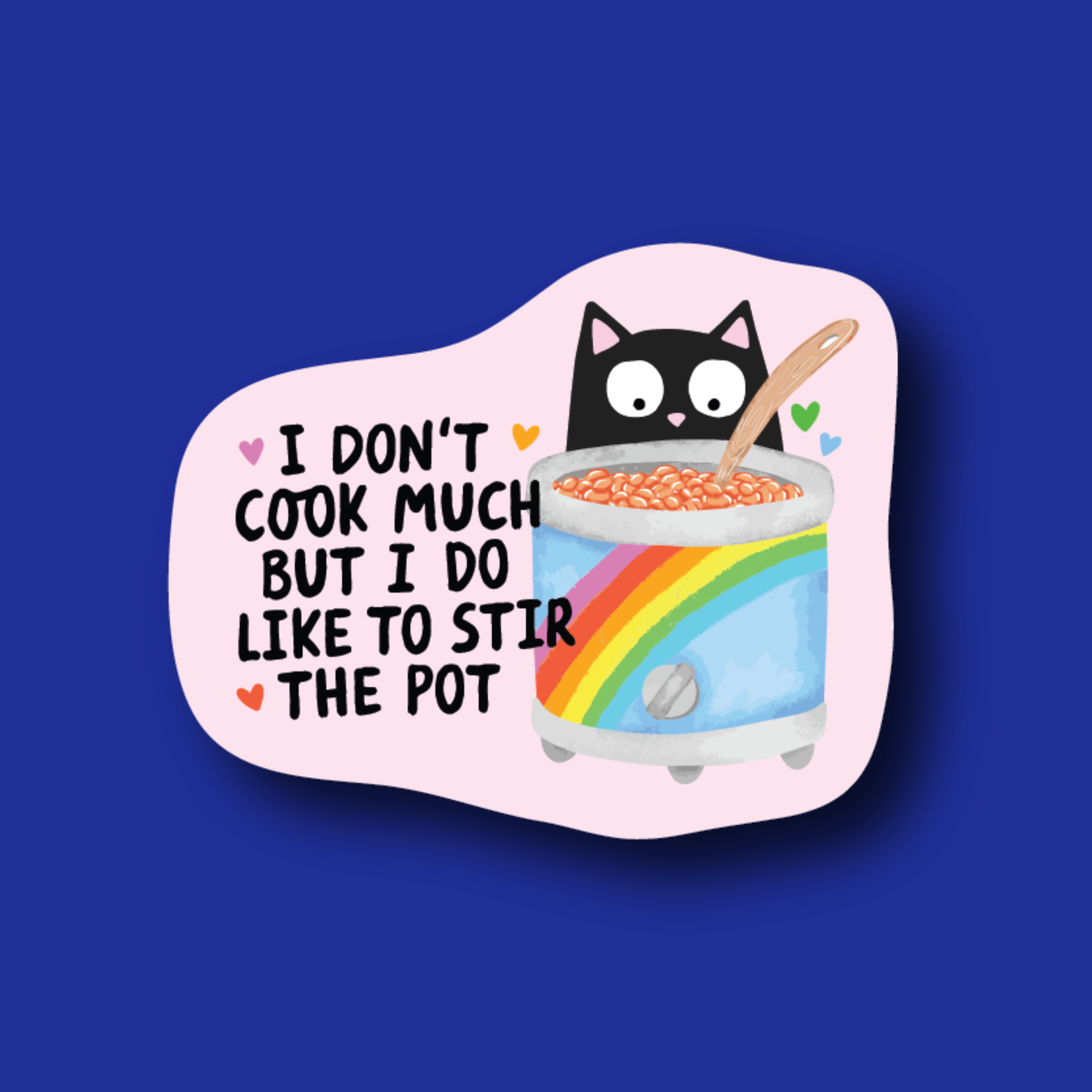 Badge Topper: I don't cook much