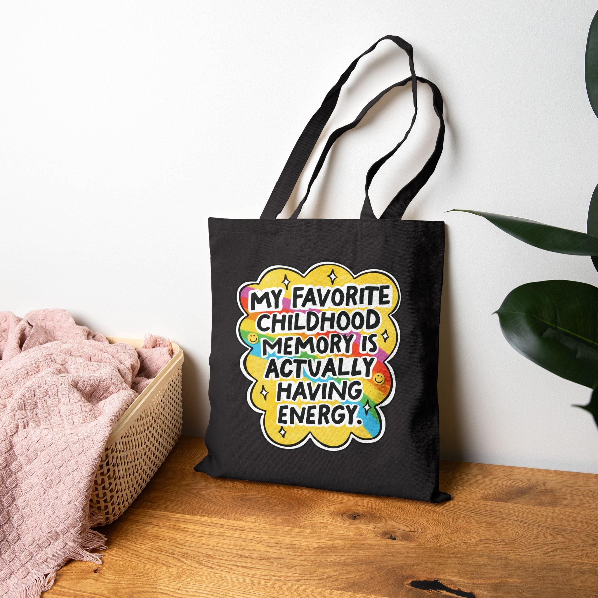 Tote bag: My favorite childhood memory