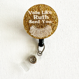 Glitter Badge Reel: Vote like Ruth sent you