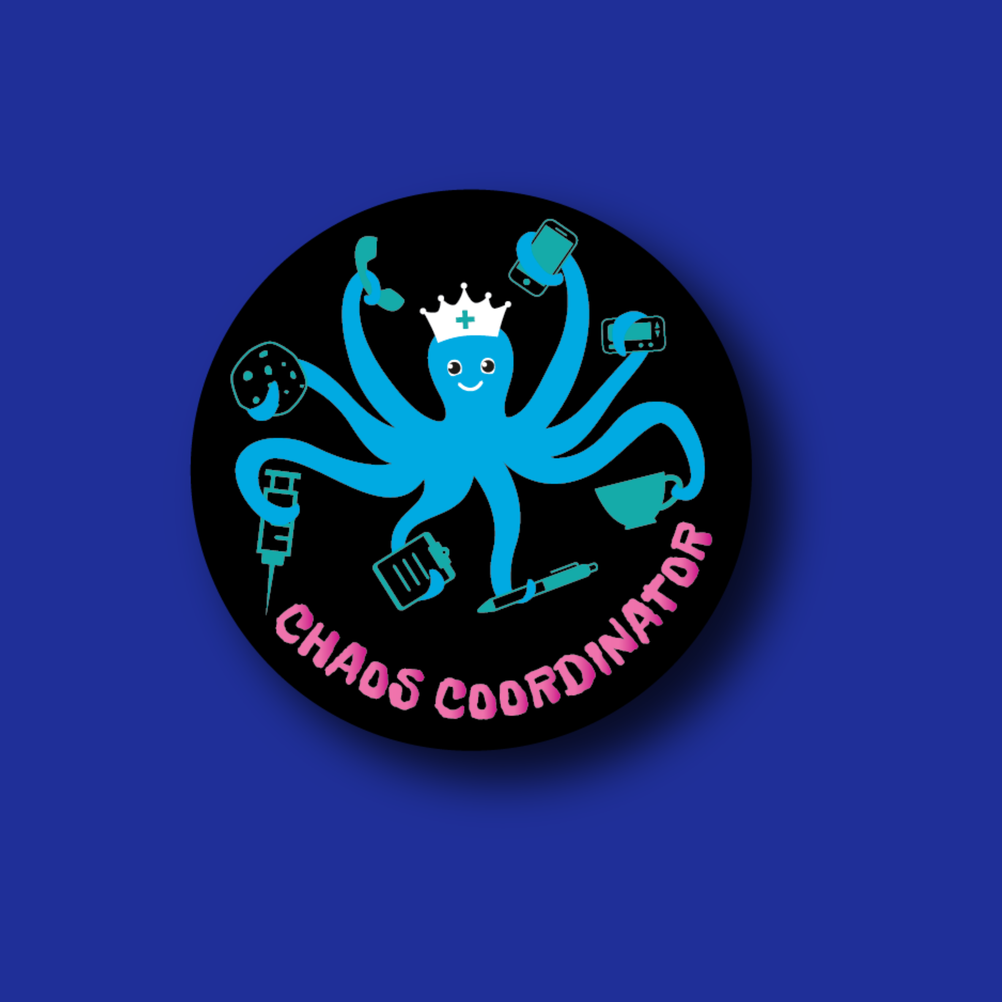 Badge Topper: Chaos Coordinator